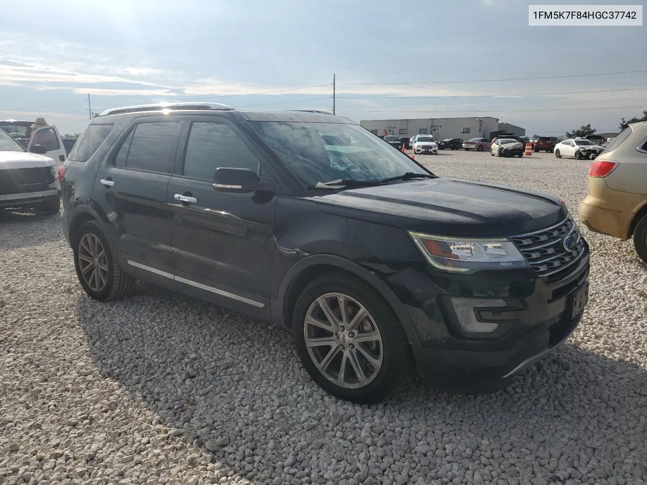 2017 Ford Explorer Limited VIN: 1FM5K7F84HGC37742 Lot: 69999384