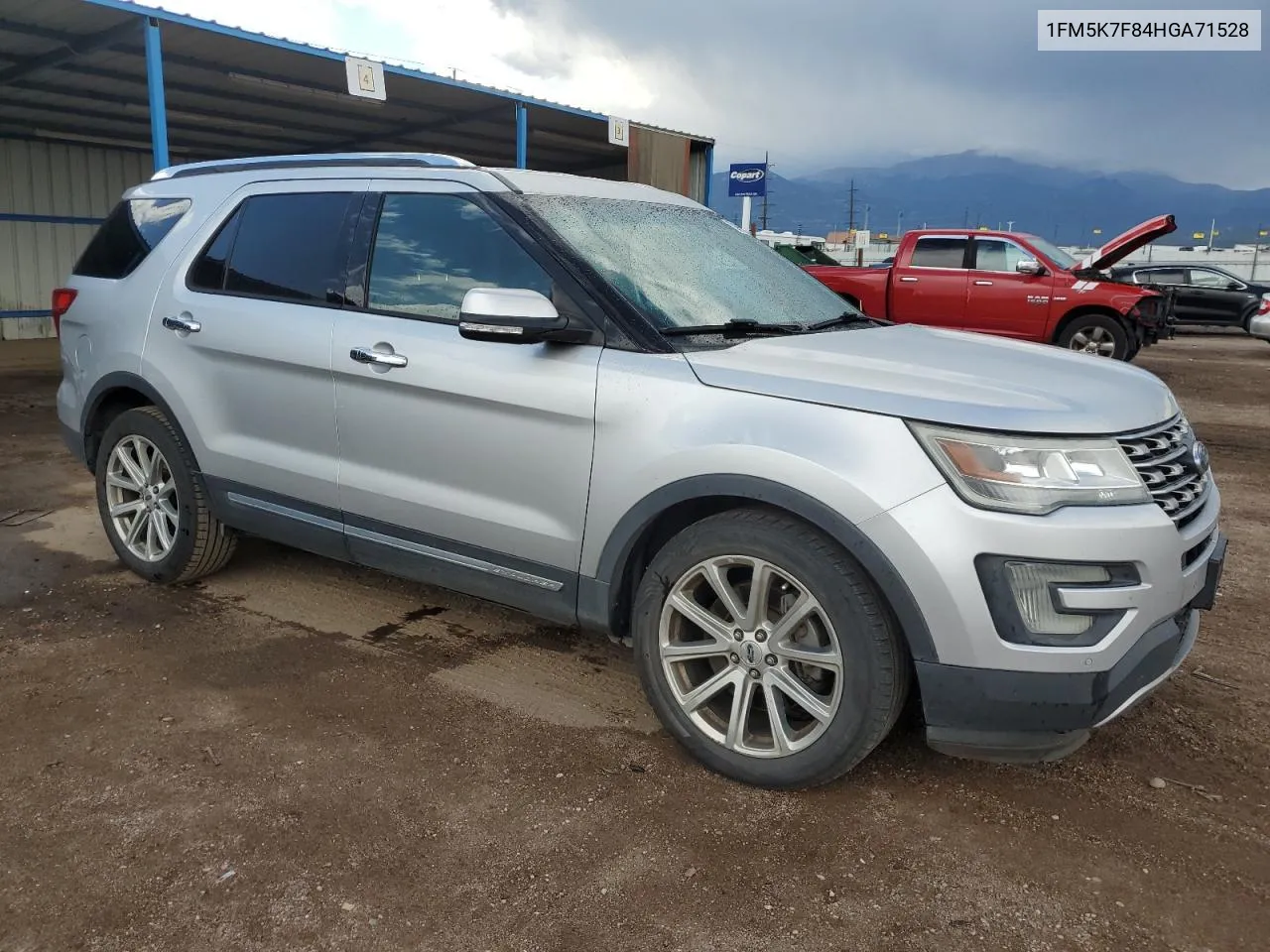 1FM5K7F84HGA71528 2017 Ford Explorer Limited