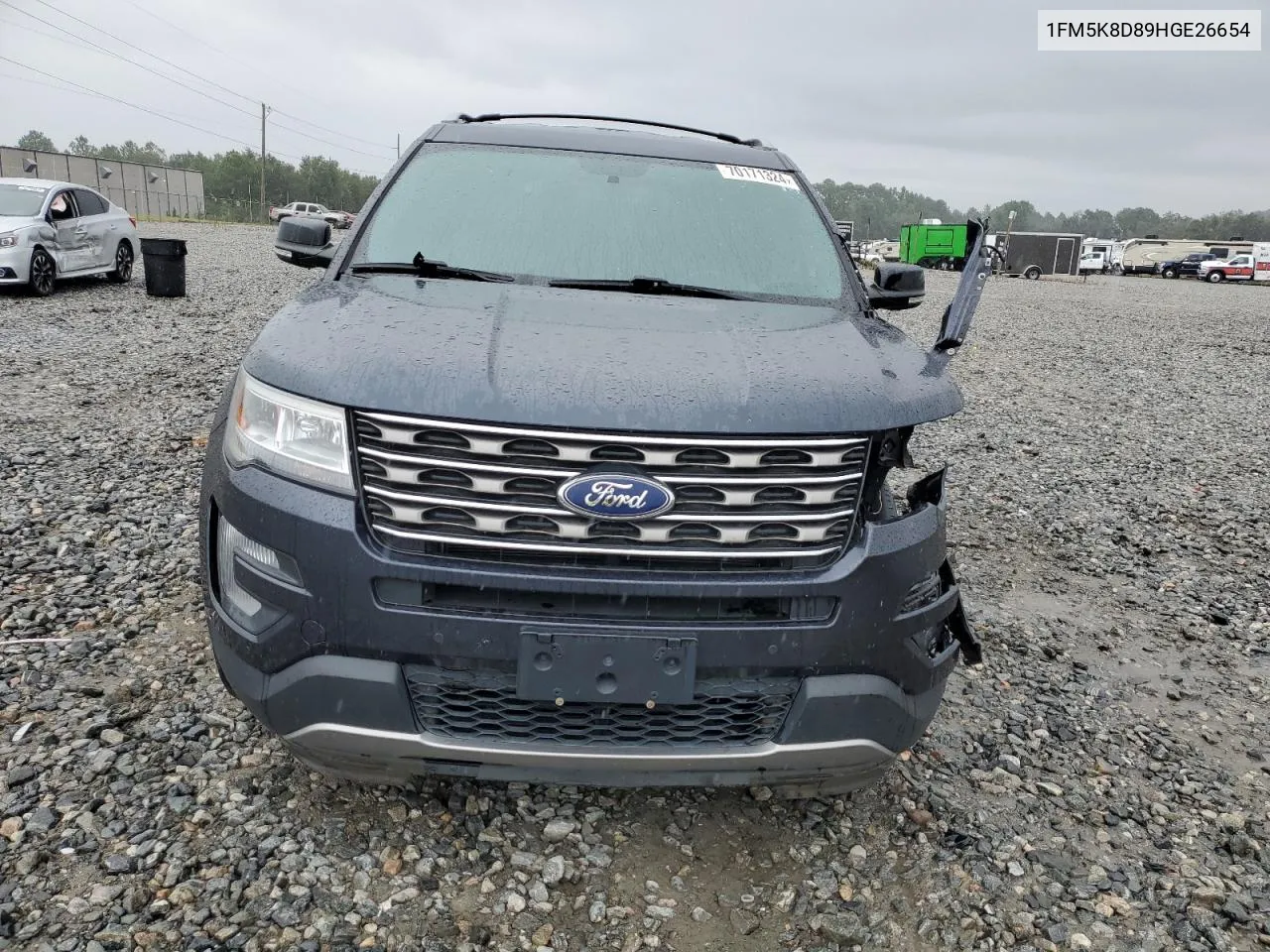 1FM5K8D89HGE26654 2017 Ford Explorer Xlt