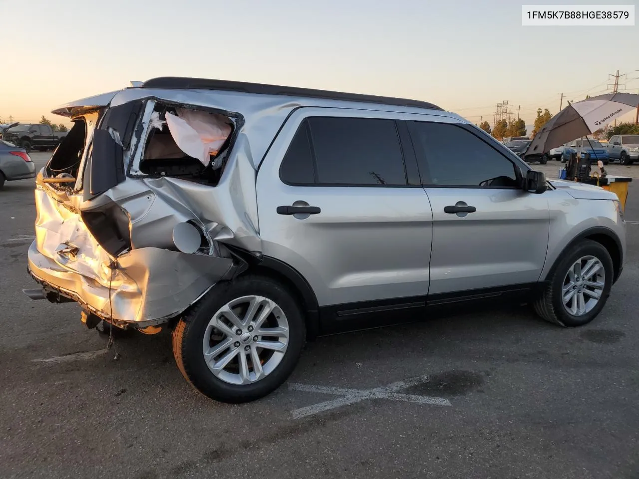 2017 Ford Explorer VIN: 1FM5K7B88HGE38579 Lot: 70275624