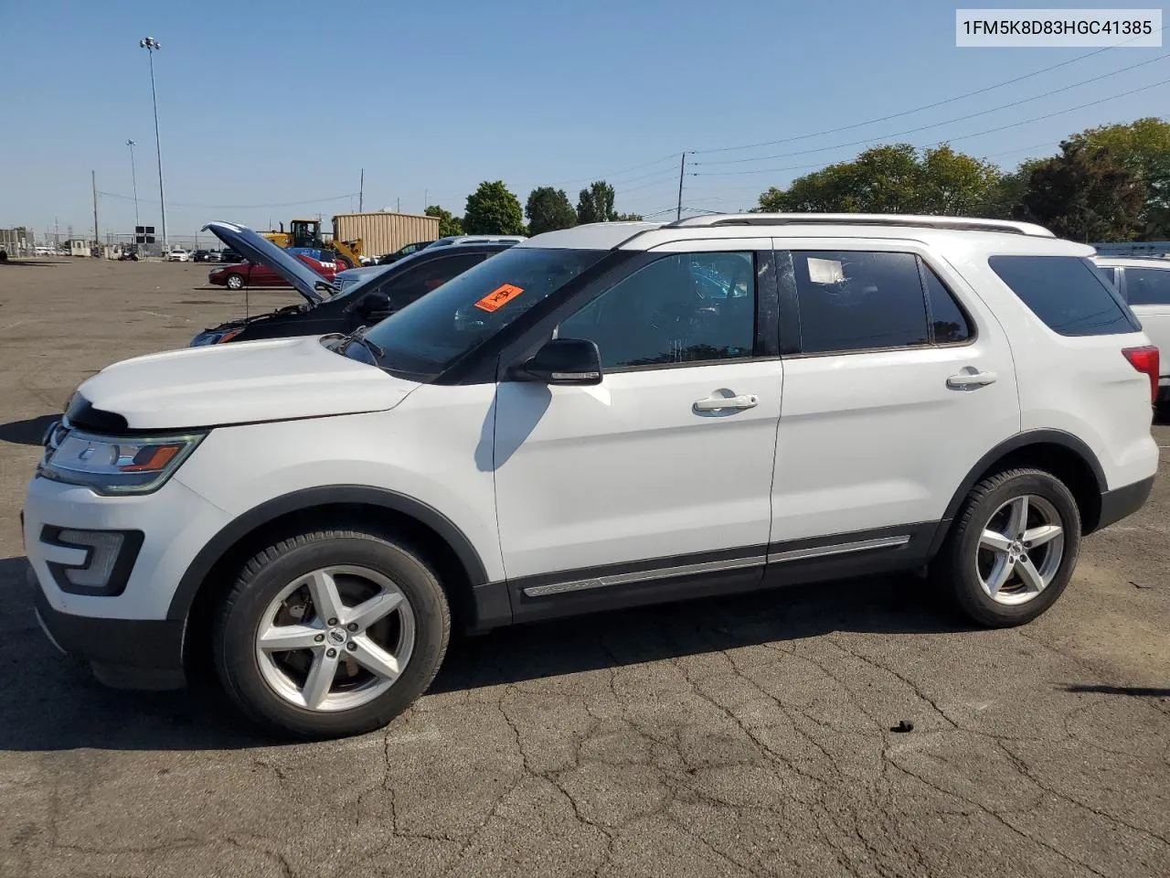 2017 Ford Explorer Xlt VIN: 1FM5K8D83HGC41385 Lot: 70804164