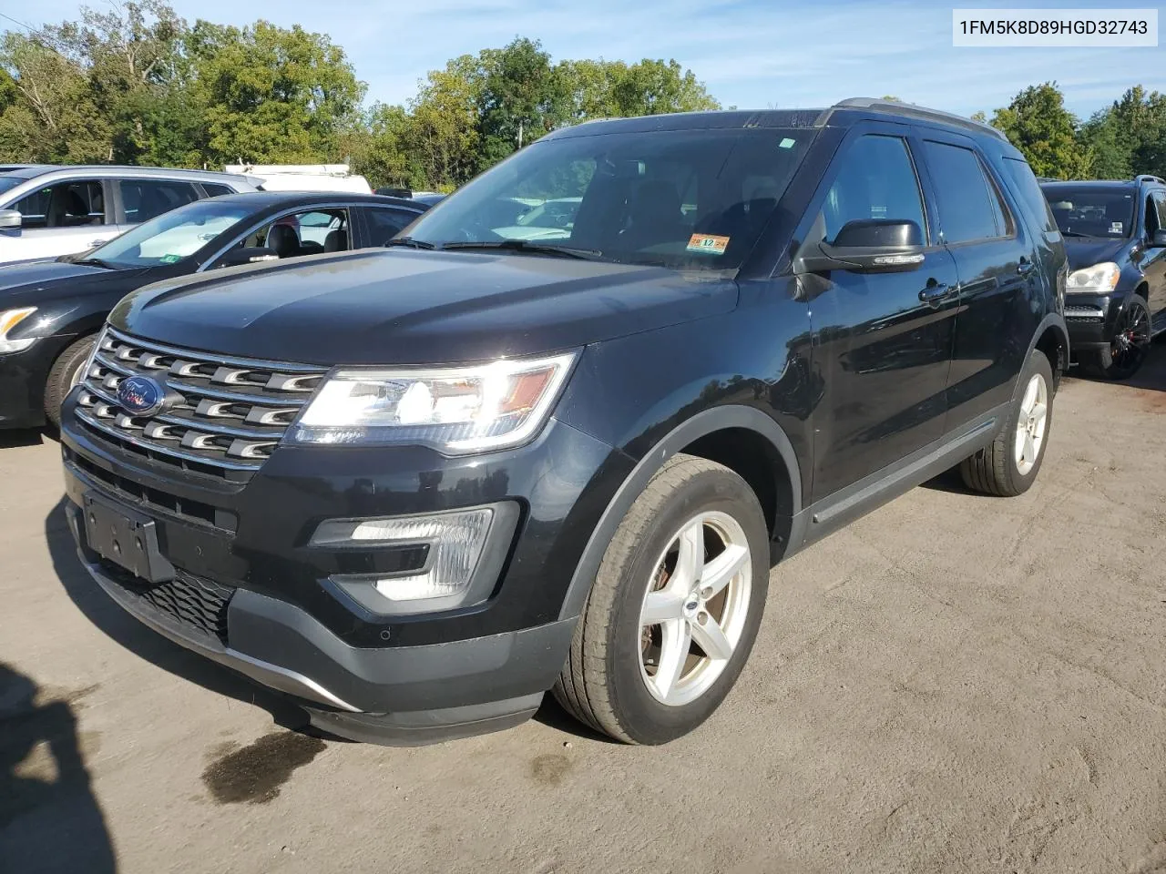 1FM5K8D89HGD32743 2017 Ford Explorer Xlt