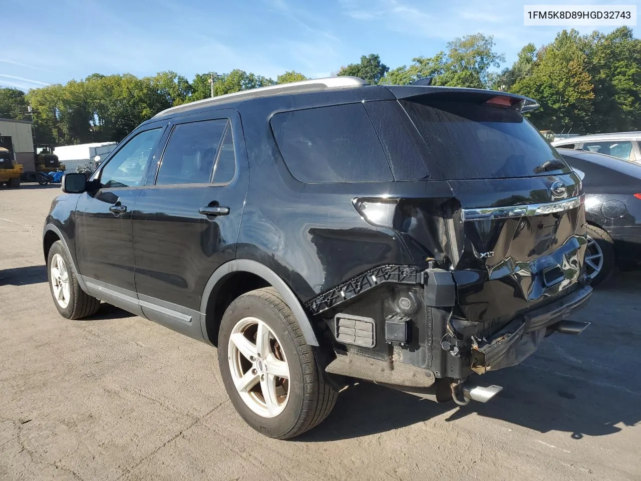 1FM5K8D89HGD32743 2017 Ford Explorer Xlt