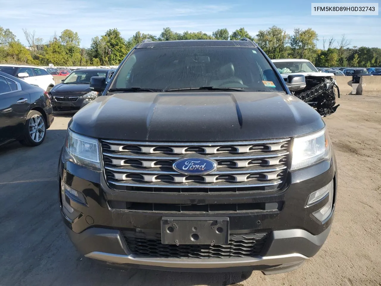 1FM5K8D89HGD32743 2017 Ford Explorer Xlt