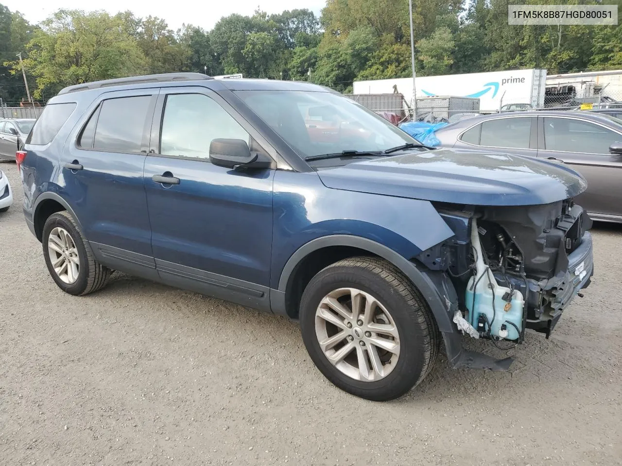 2017 Ford Explorer VIN: 1FM5K8B87HGD80051 Lot: 70966364