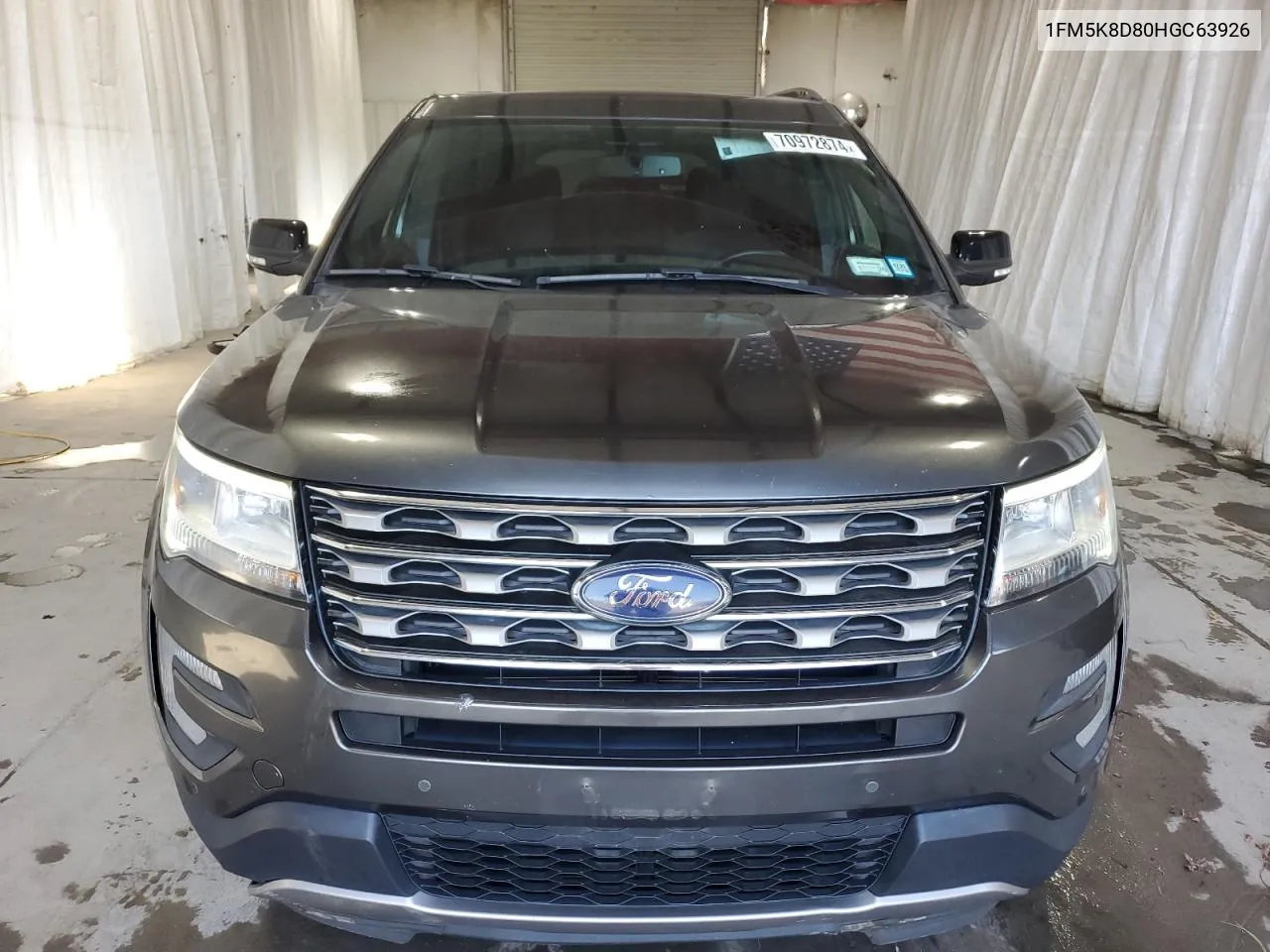 1FM5K8D80HGC63926 2017 Ford Explorer Xlt