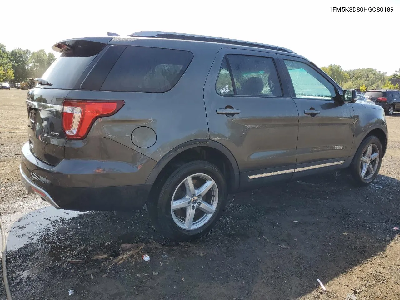 2017 Ford Explorer Xlt VIN: 1FM5K8D80HGC80189 Lot: 70975594