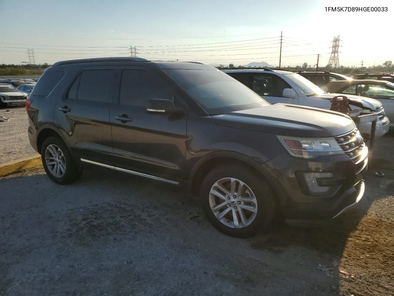 2017 Ford Explorer Xlt VIN: 1FM5K7D89HGE00033 Lot: 71034824