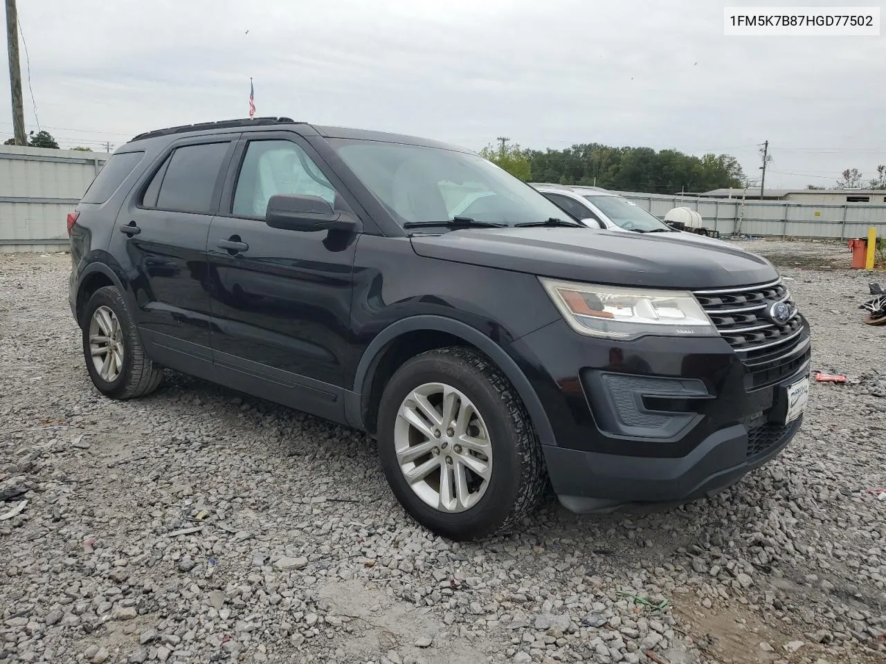 2017 Ford Explorer VIN: 1FM5K7B87HGD77502 Lot: 71058214