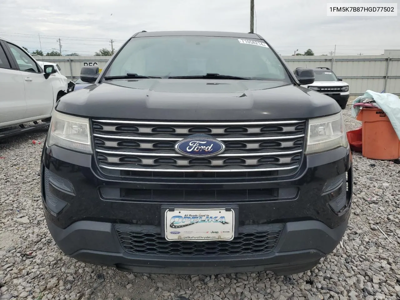 2017 Ford Explorer VIN: 1FM5K7B87HGD77502 Lot: 71058214