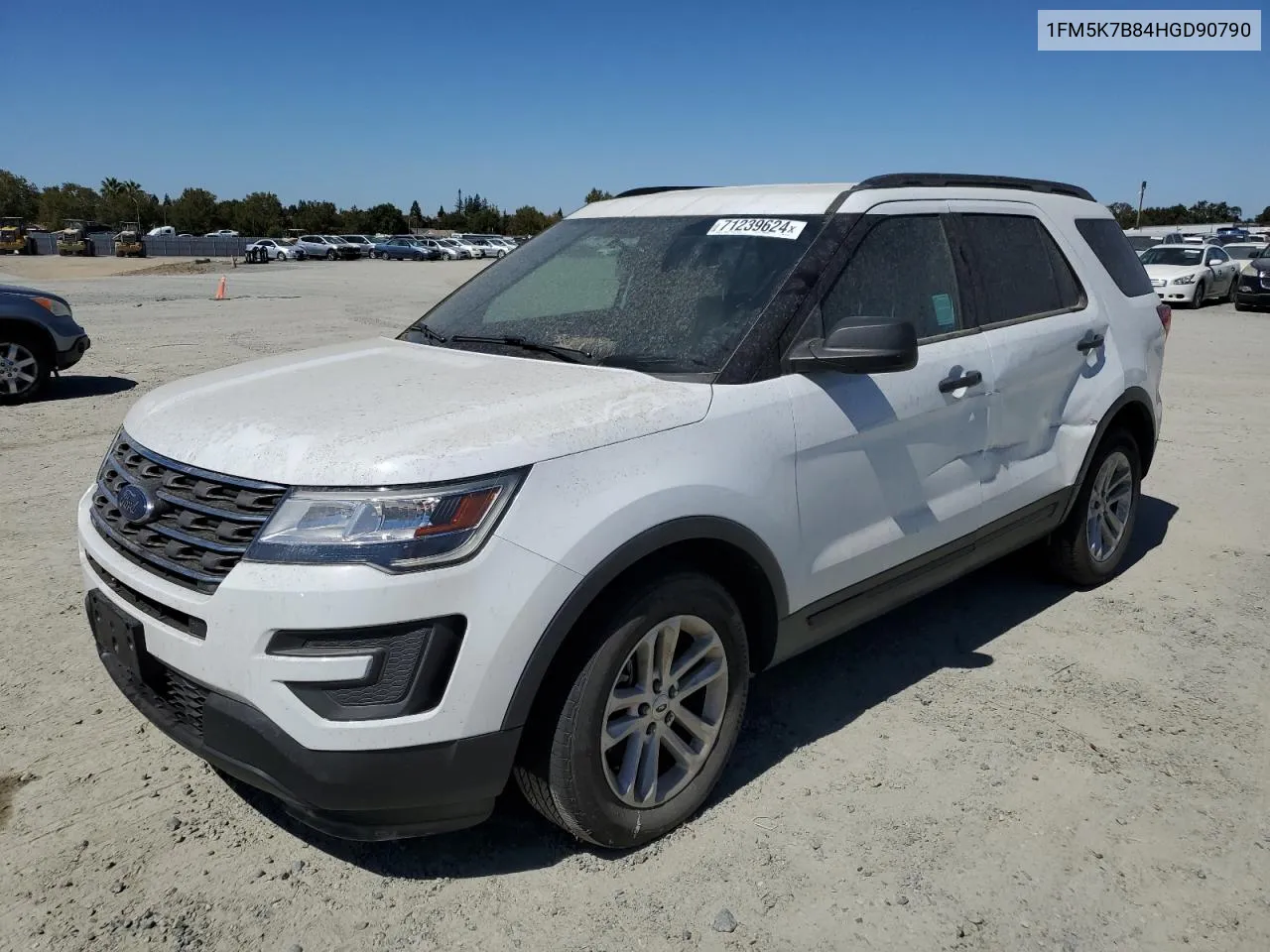 2017 Ford Explorer VIN: 1FM5K7B84HGD90790 Lot: 71239624