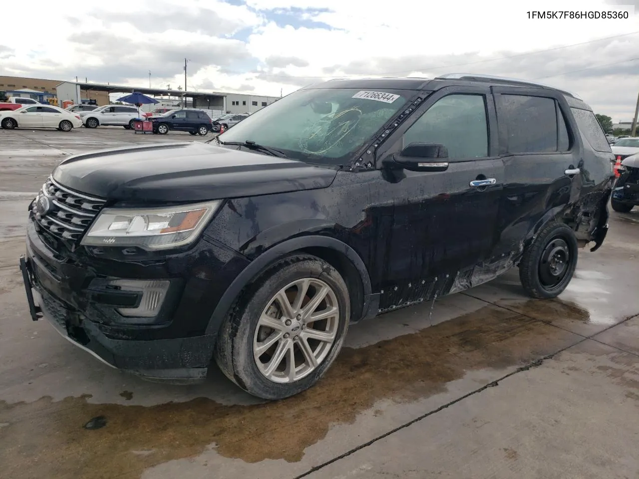 2017 Ford Explorer Limited VIN: 1FM5K7F86HGD85360 Lot: 71266344