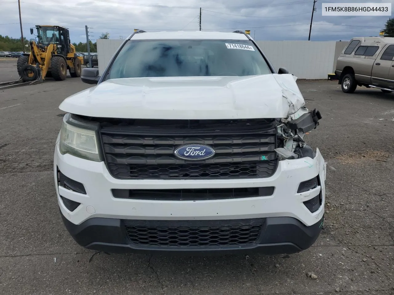 2017 Ford Explorer VIN: 1FM5K8B86HGD44433 Lot: 71418644