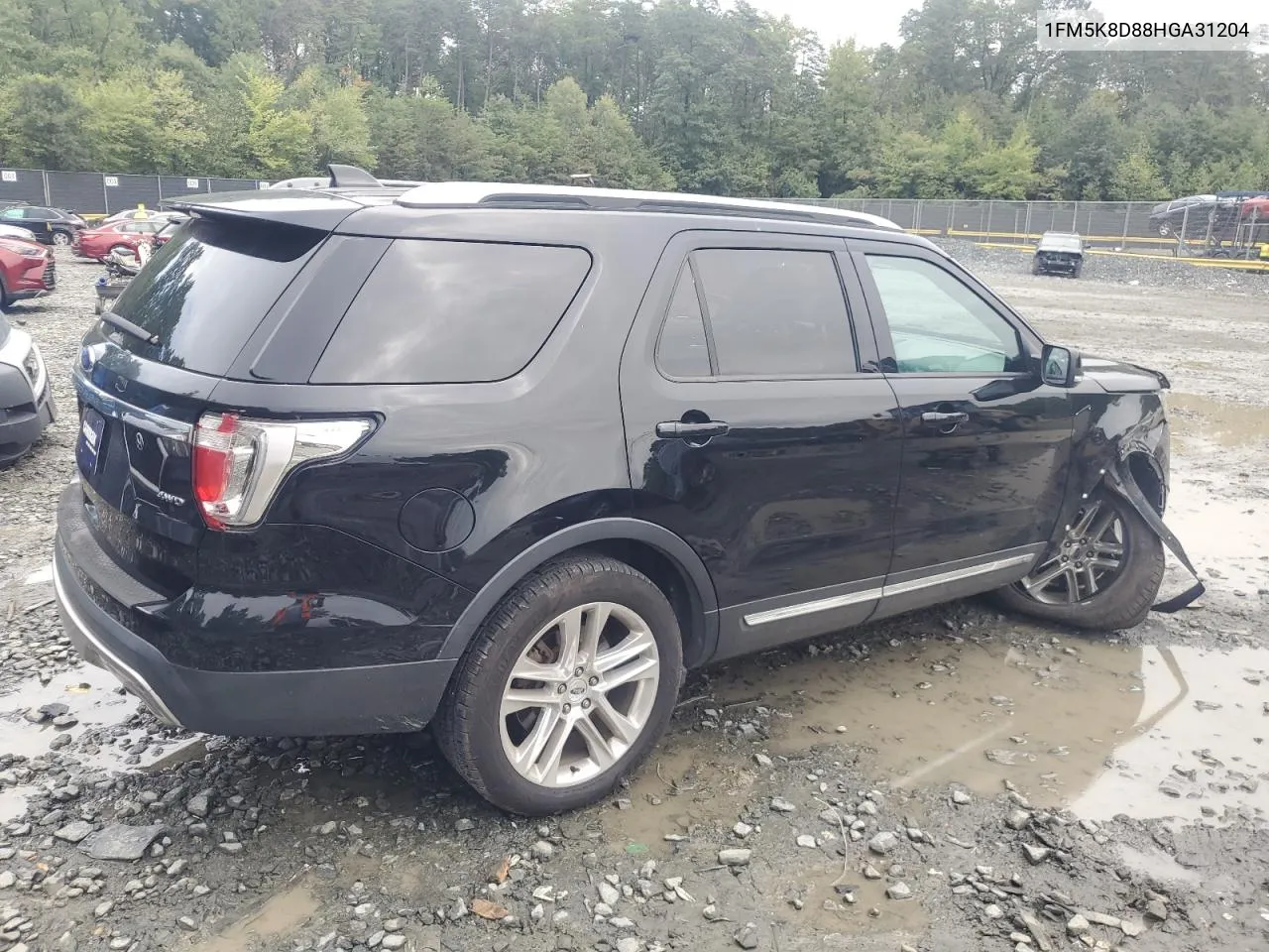 1FM5K8D88HGA31204 2017 Ford Explorer Xlt