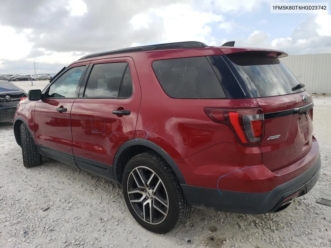 2017 Ford Explorer Sport VIN: 1FM5K8GT6HGD23742 Lot: 71468584