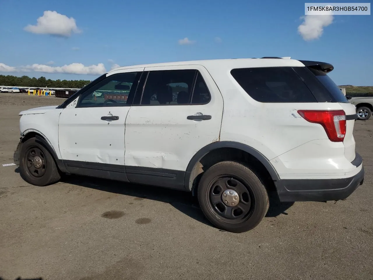 2017 Ford Explorer Police Interceptor VIN: 1FM5K8AR3HGB54700 Lot: 71493764