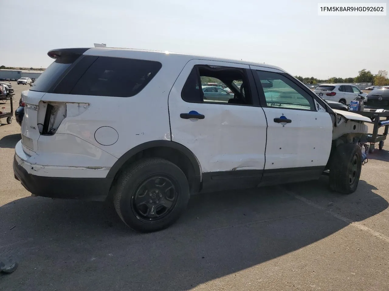 2017 Ford Explorer Police Interceptor VIN: 1FM5K8AR9HGD92602 Lot: 71593364