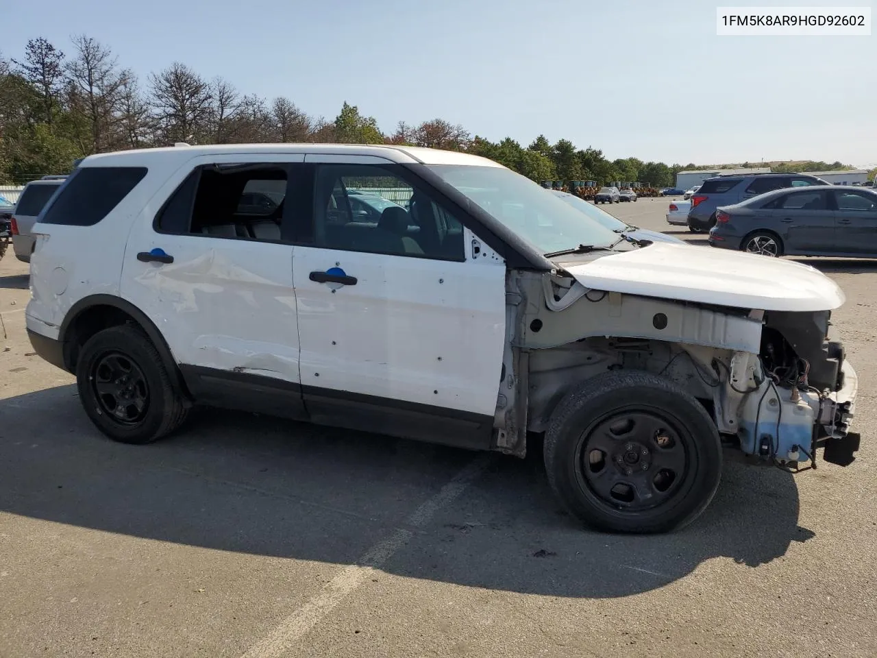 2017 Ford Explorer Police Interceptor VIN: 1FM5K8AR9HGD92602 Lot: 71593364