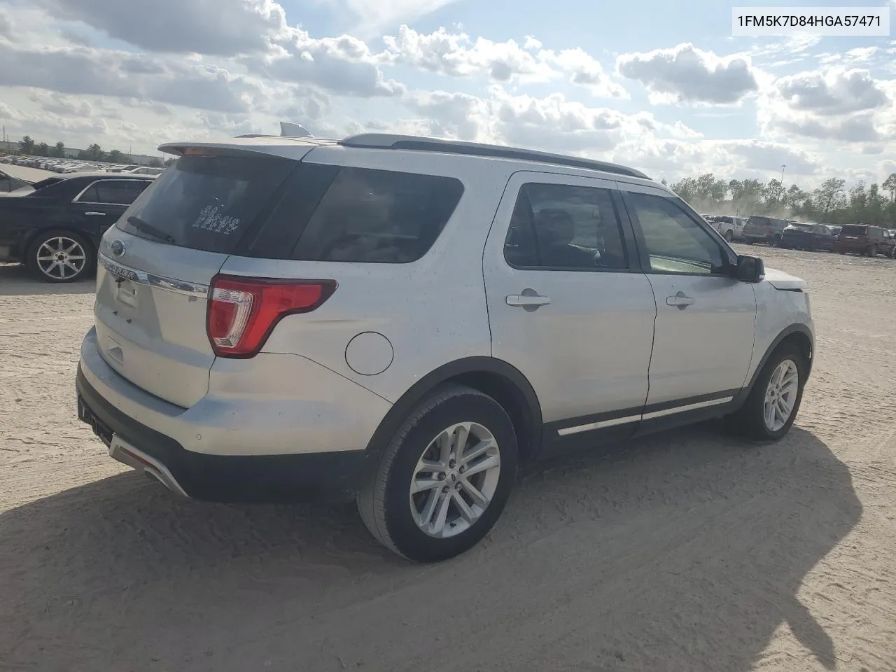 2017 Ford Explorer Xlt VIN: 1FM5K7D84HGA57471 Lot: 71593914