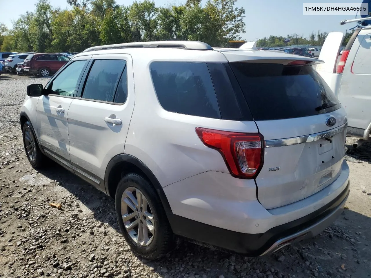 2017 Ford Explorer Xlt VIN: 1FM5K7DH4HGA46695 Lot: 71960334