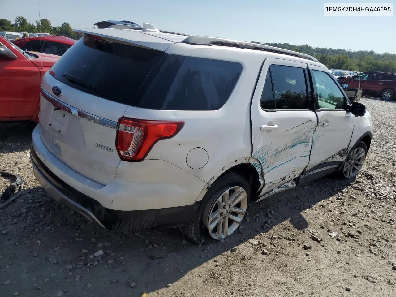 2017 Ford Explorer Xlt VIN: 1FM5K7DH4HGA46695 Lot: 71960334