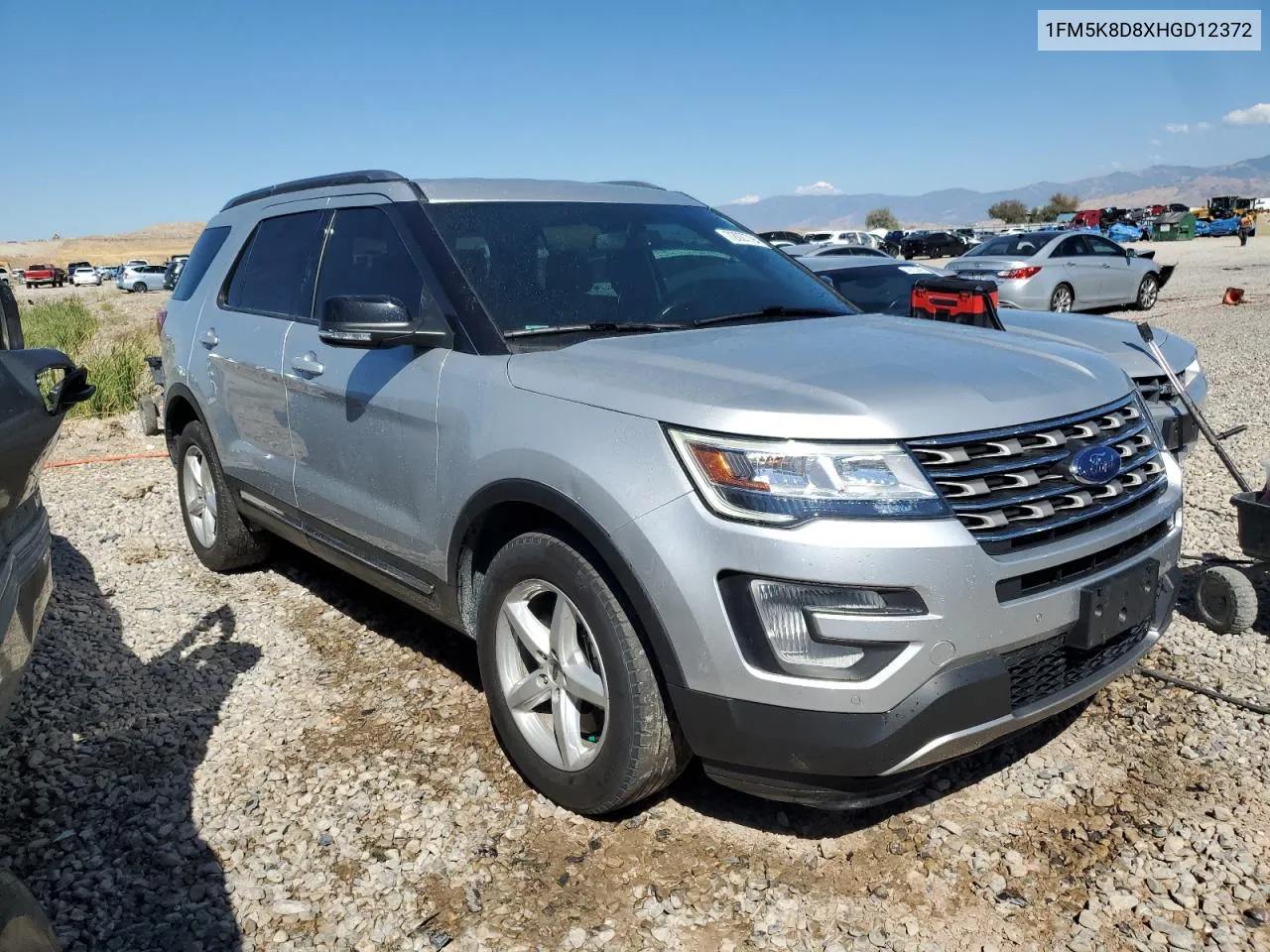 2017 Ford Explorer Xlt VIN: 1FM5K8D8XHGD12372 Lot: 72027794