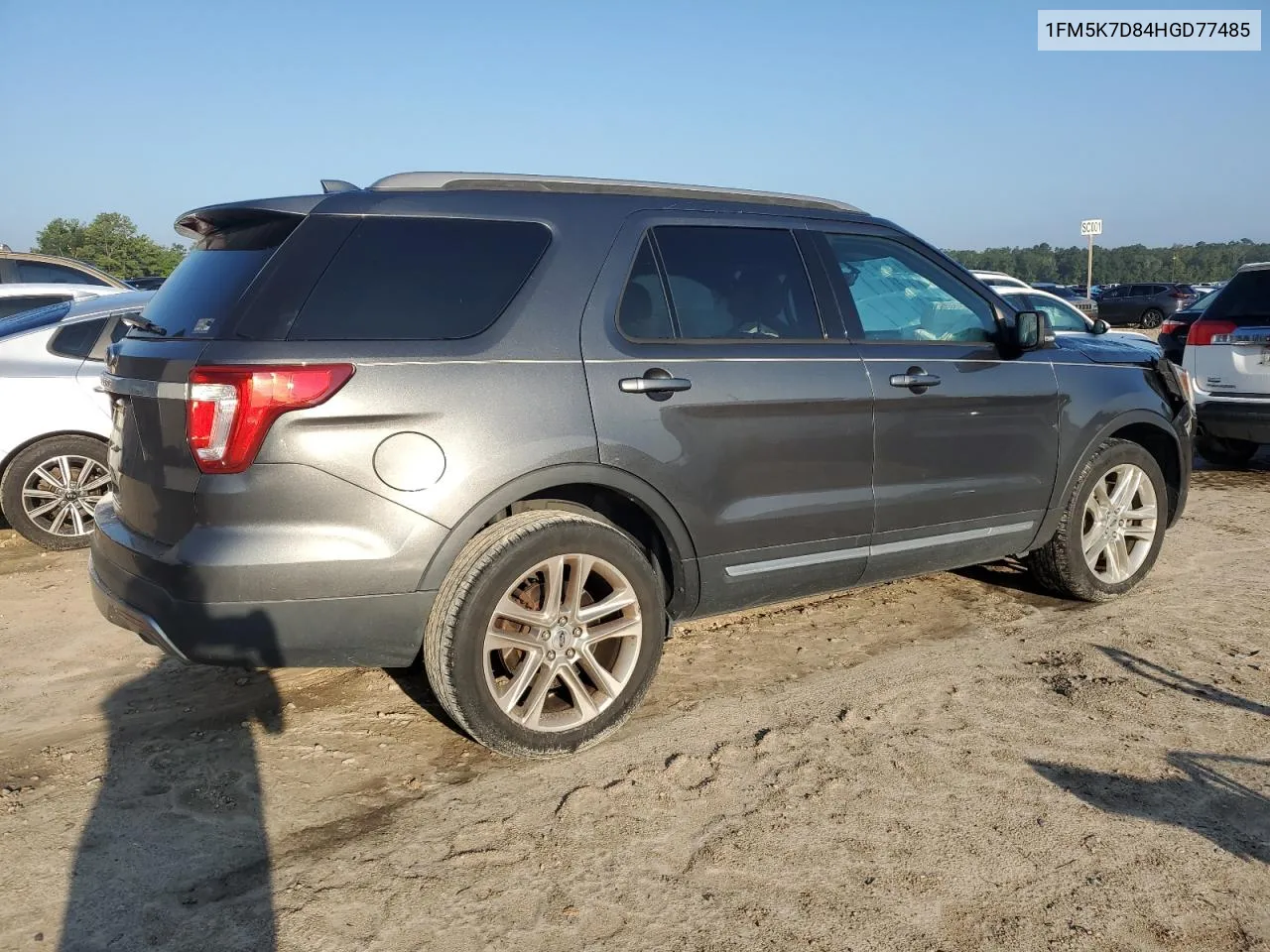 1FM5K7D84HGD77485 2017 Ford Explorer Xlt