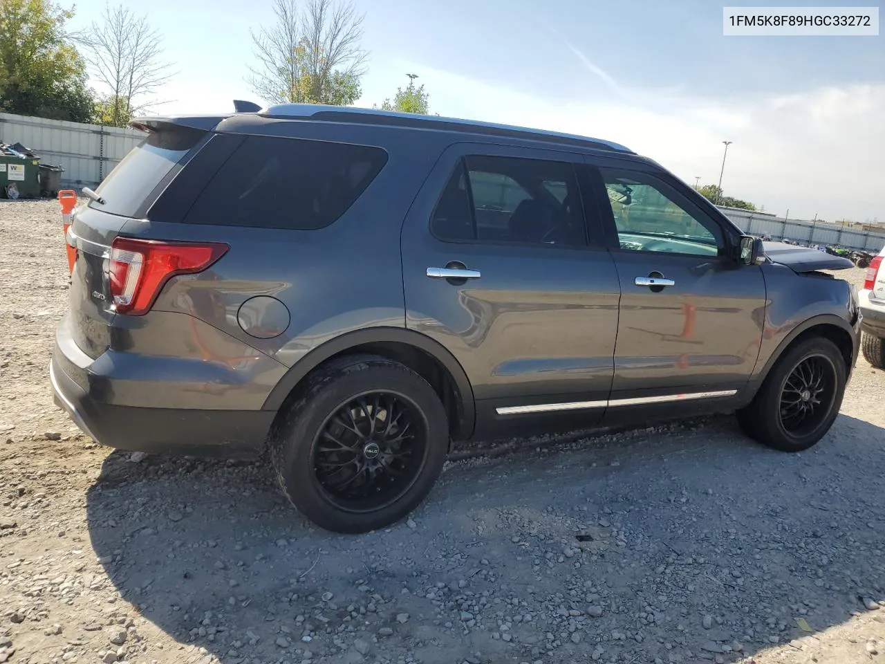 2017 Ford Explorer Limited VIN: 1FM5K8F89HGC33272 Lot: 72153774