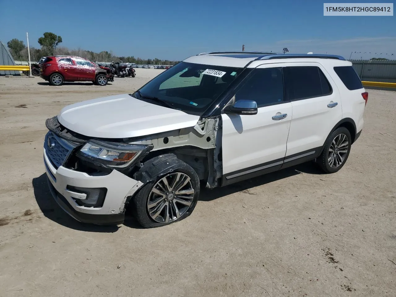 2017 Ford Explorer Platinum VIN: 1FM5K8HT2HGC89412 Lot: 72231834