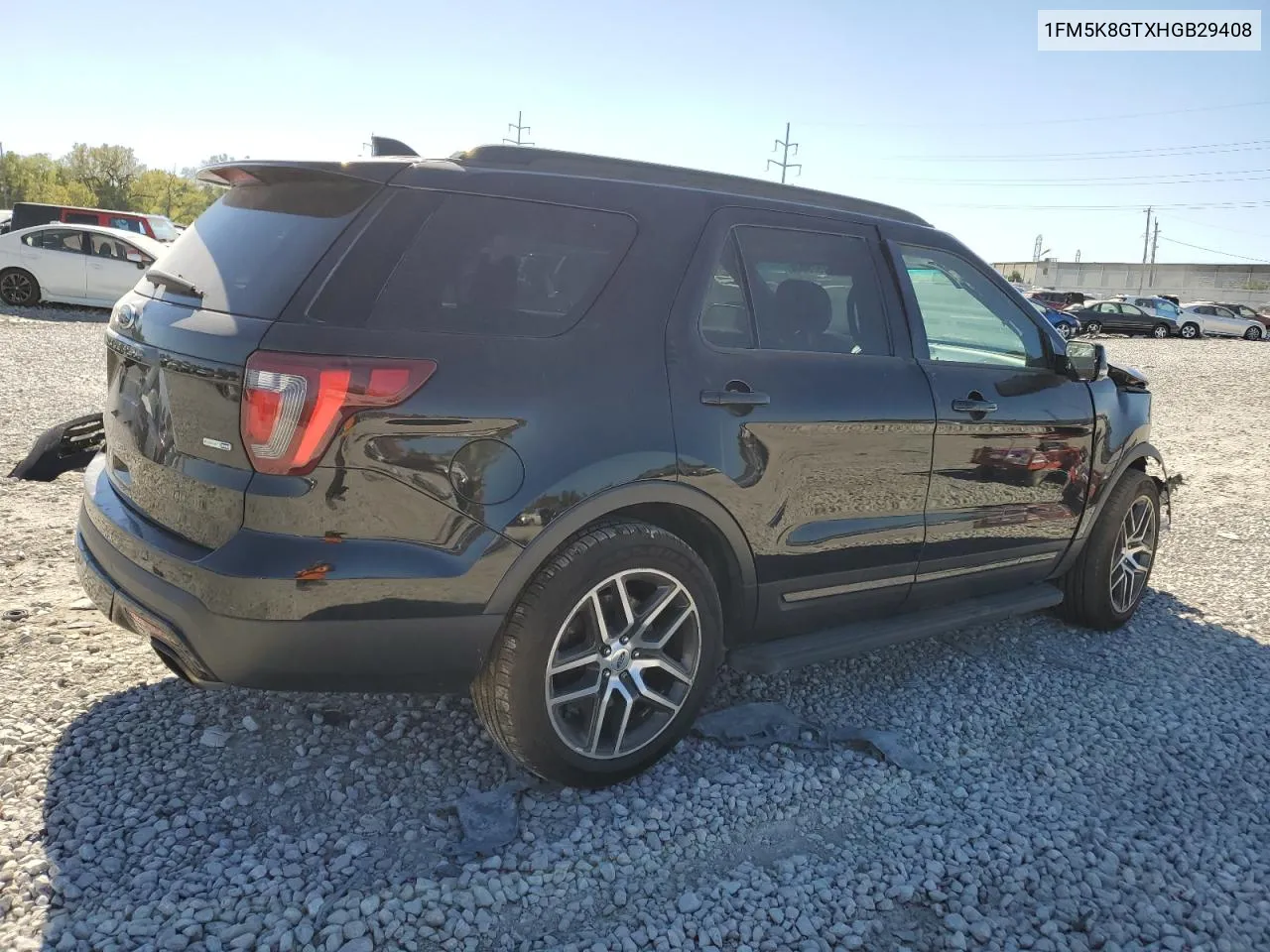 2017 Ford Explorer Sport VIN: 1FM5K8GTXHGB29408 Lot: 72528844