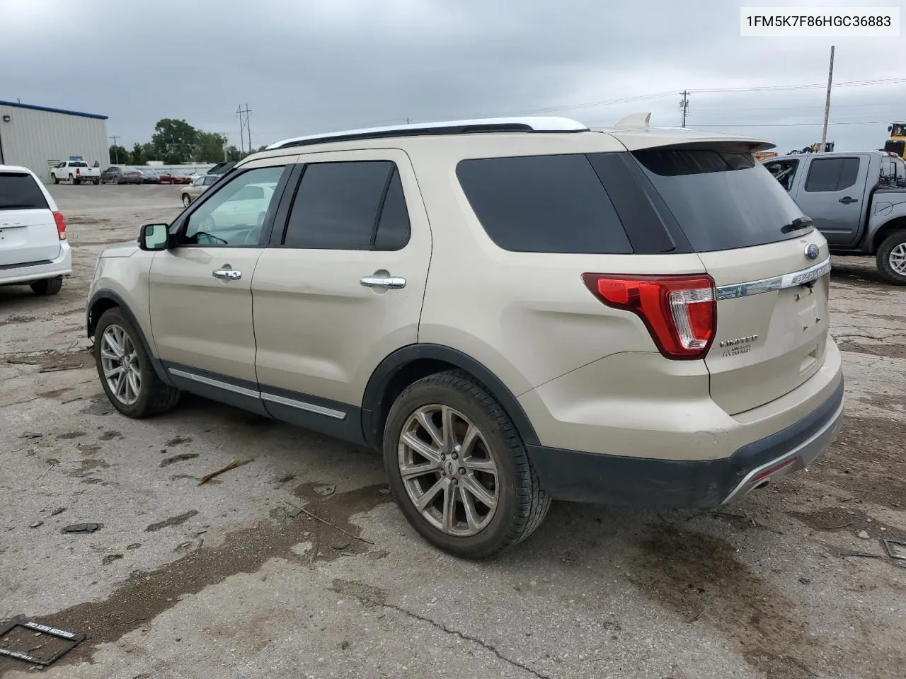 2017 Ford Explorer Limited VIN: 1FM5K7F86HGC36883 Lot: 72548024