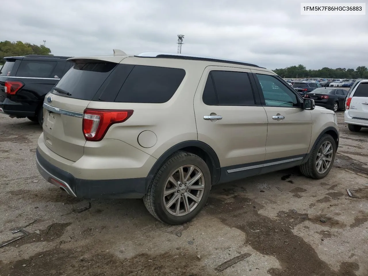 2017 Ford Explorer Limited VIN: 1FM5K7F86HGC36883 Lot: 72548024