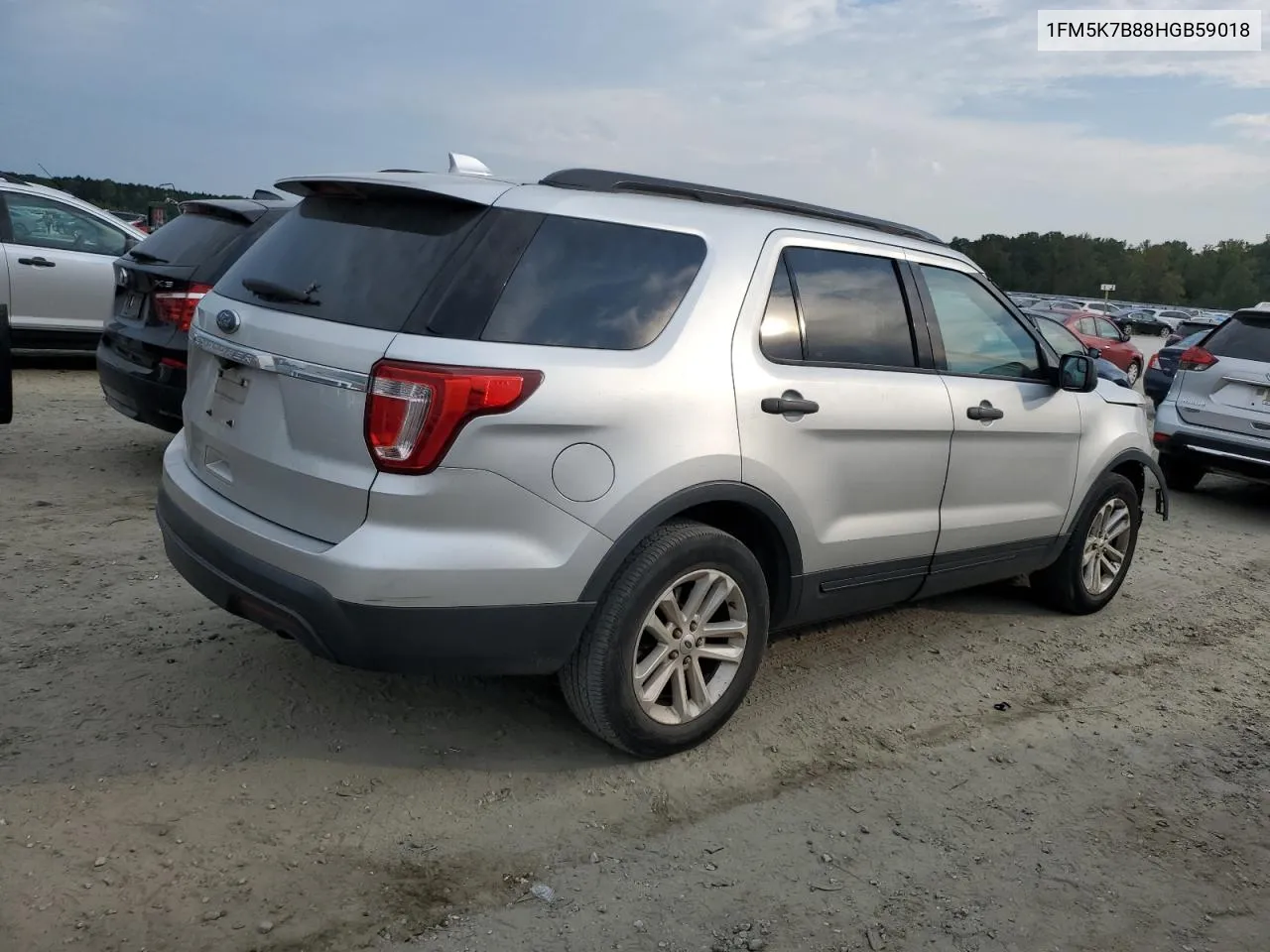 2017 Ford Explorer VIN: 1FM5K7B88HGB59018 Lot: 72598814