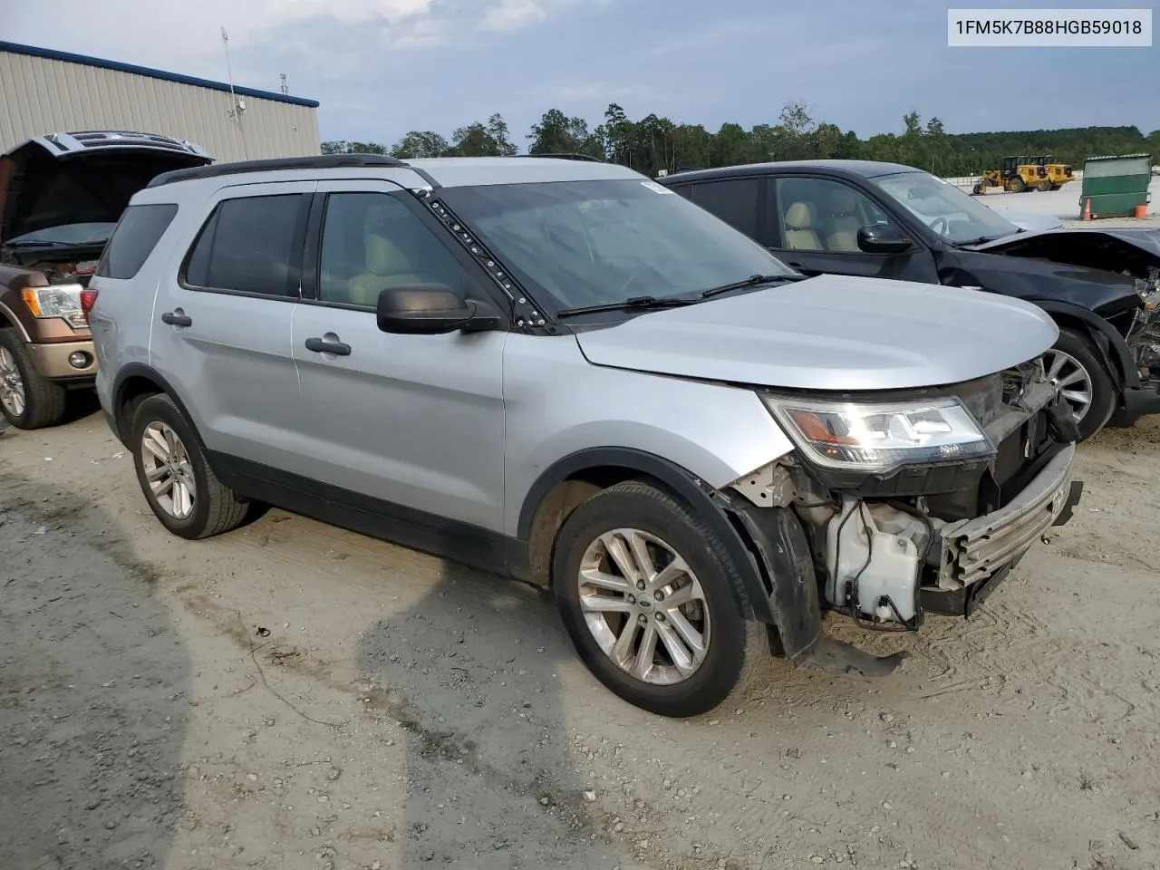 2017 Ford Explorer VIN: 1FM5K7B88HGB59018 Lot: 72598814