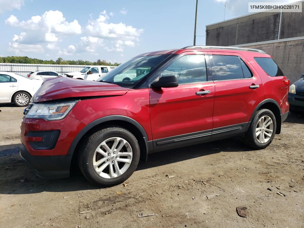 2017 Ford Explorer VIN: 1FM5K8BH3HGC28171 Lot: 72616794