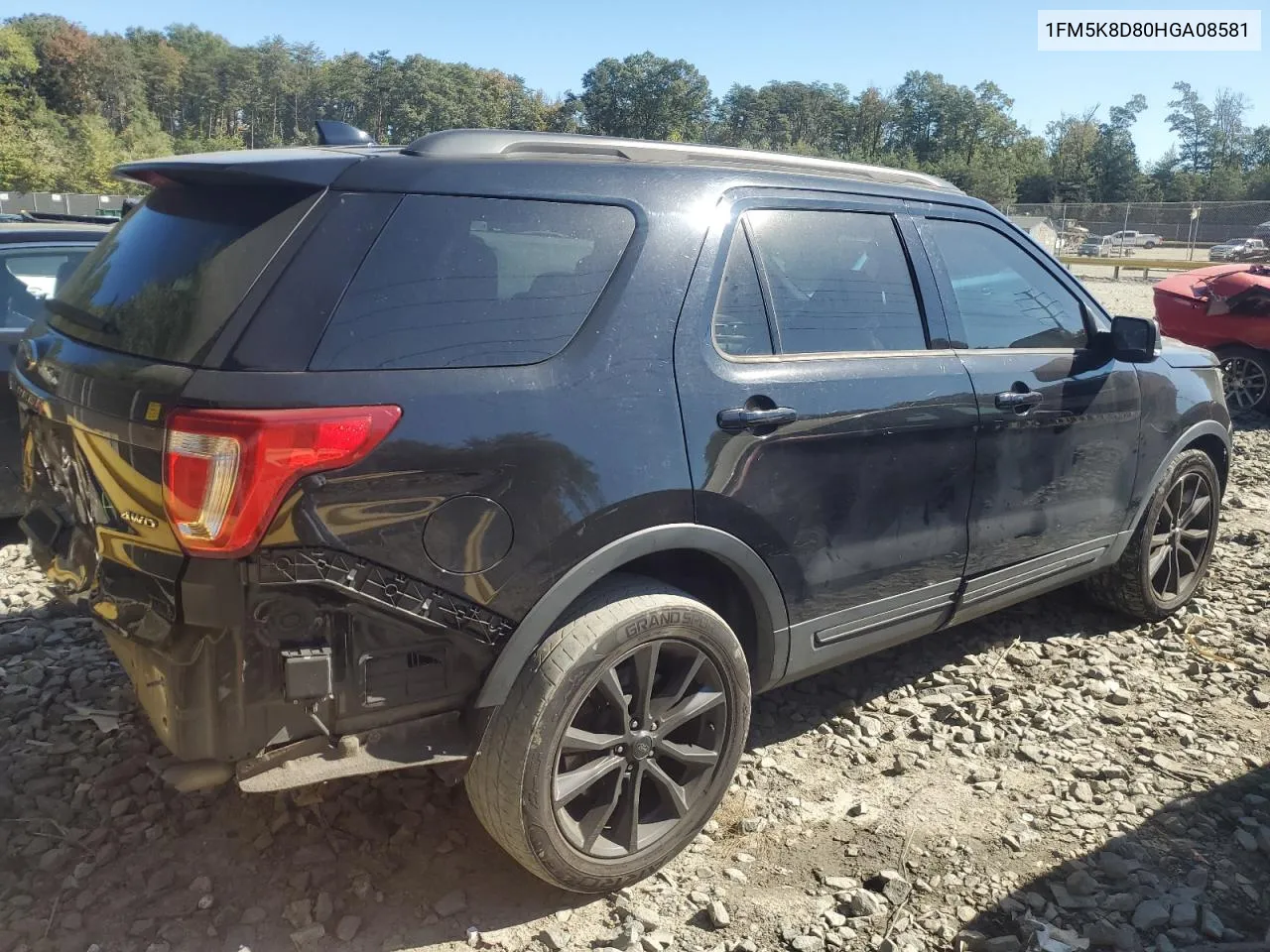 2017 Ford Explorer Xlt VIN: 1FM5K8D80HGA08581 Lot: 73161264