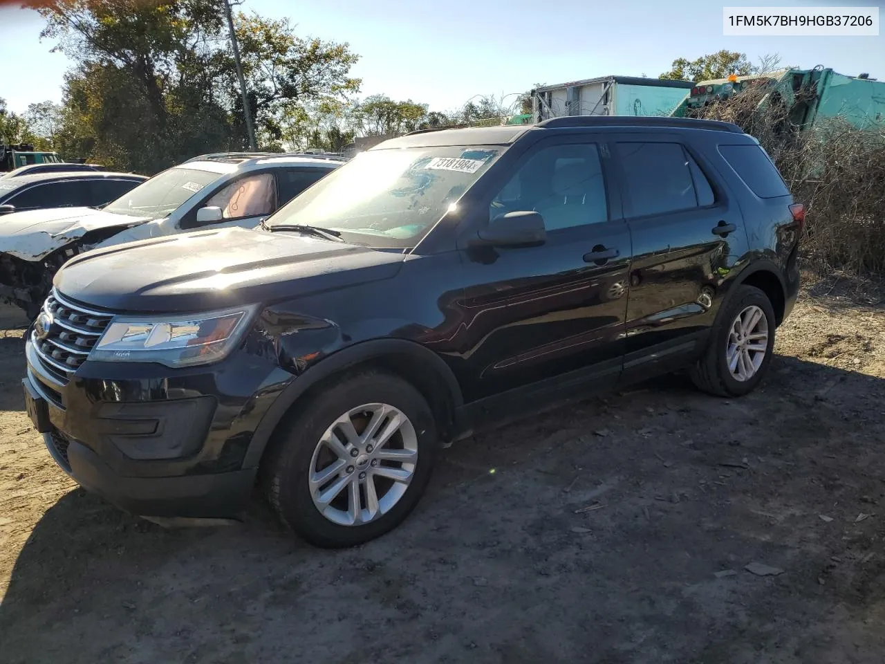 2017 Ford Explorer VIN: 1FM5K7BH9HGB37206 Lot: 73181984