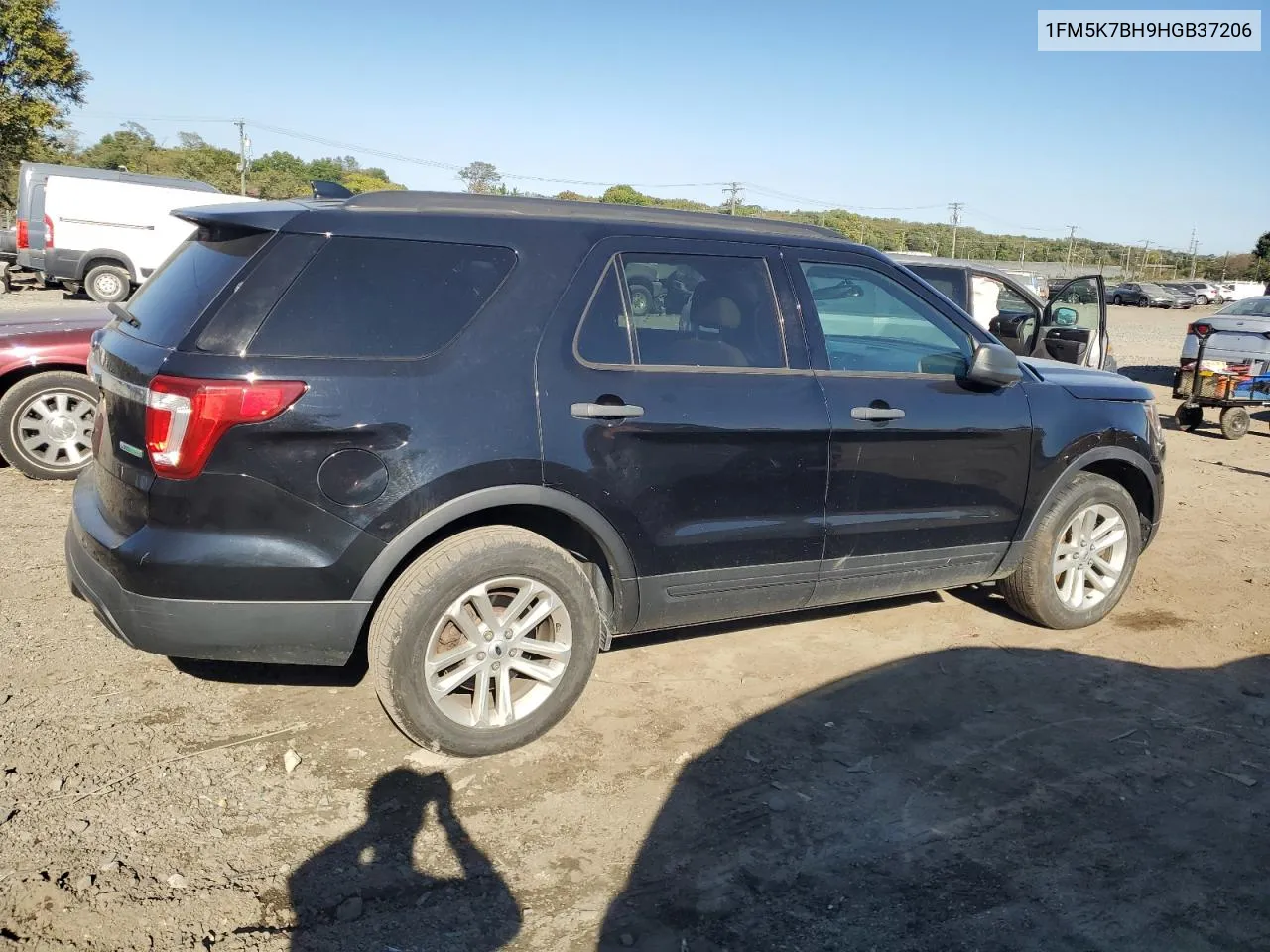 2017 Ford Explorer VIN: 1FM5K7BH9HGB37206 Lot: 73181984