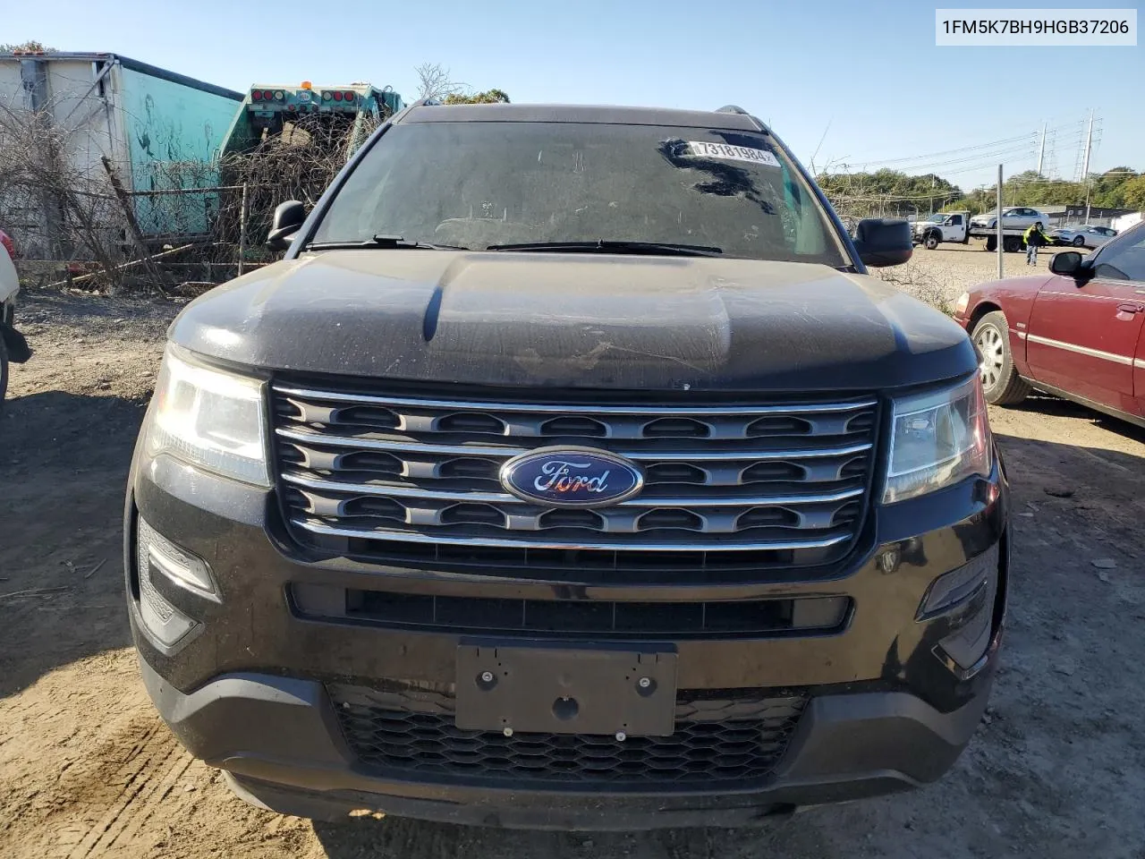 2017 Ford Explorer VIN: 1FM5K7BH9HGB37206 Lot: 73181984