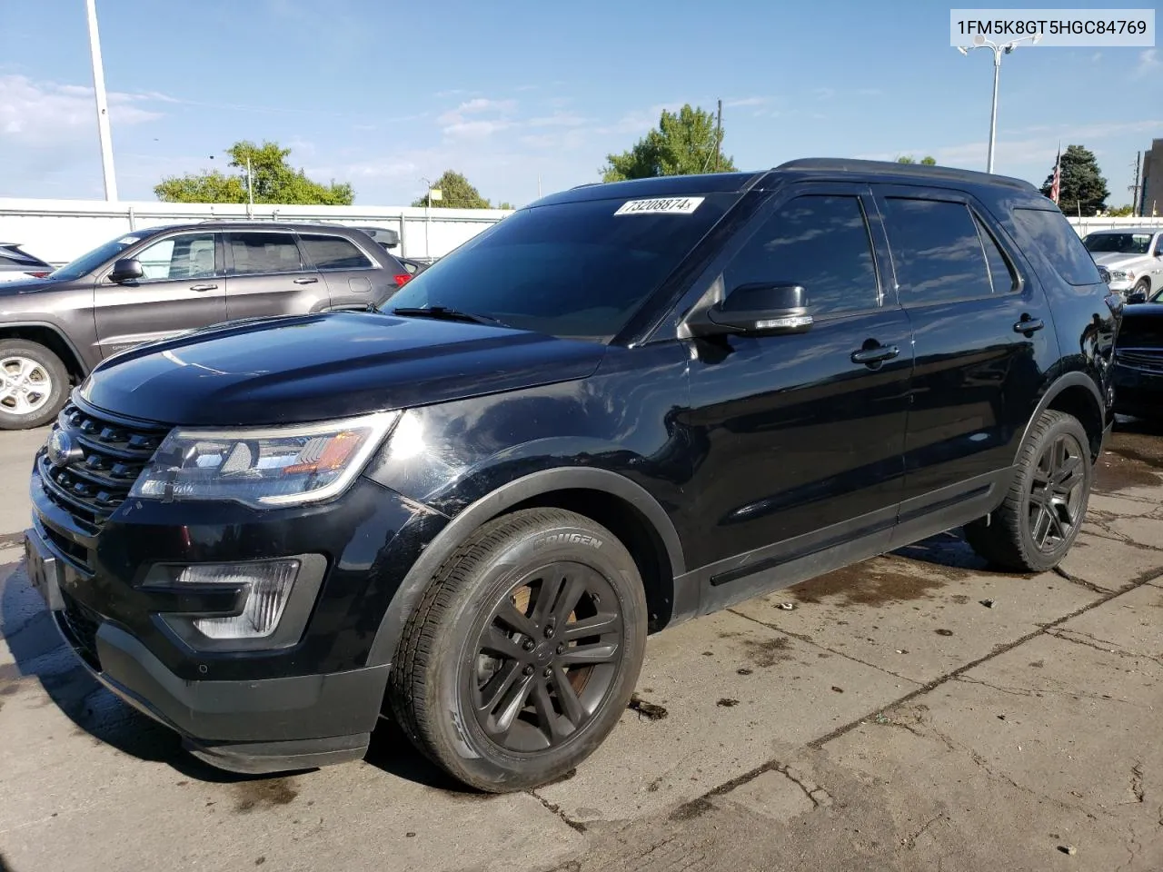 2017 Ford Explorer Sport VIN: 1FM5K8GT5HGC84769 Lot: 73208874