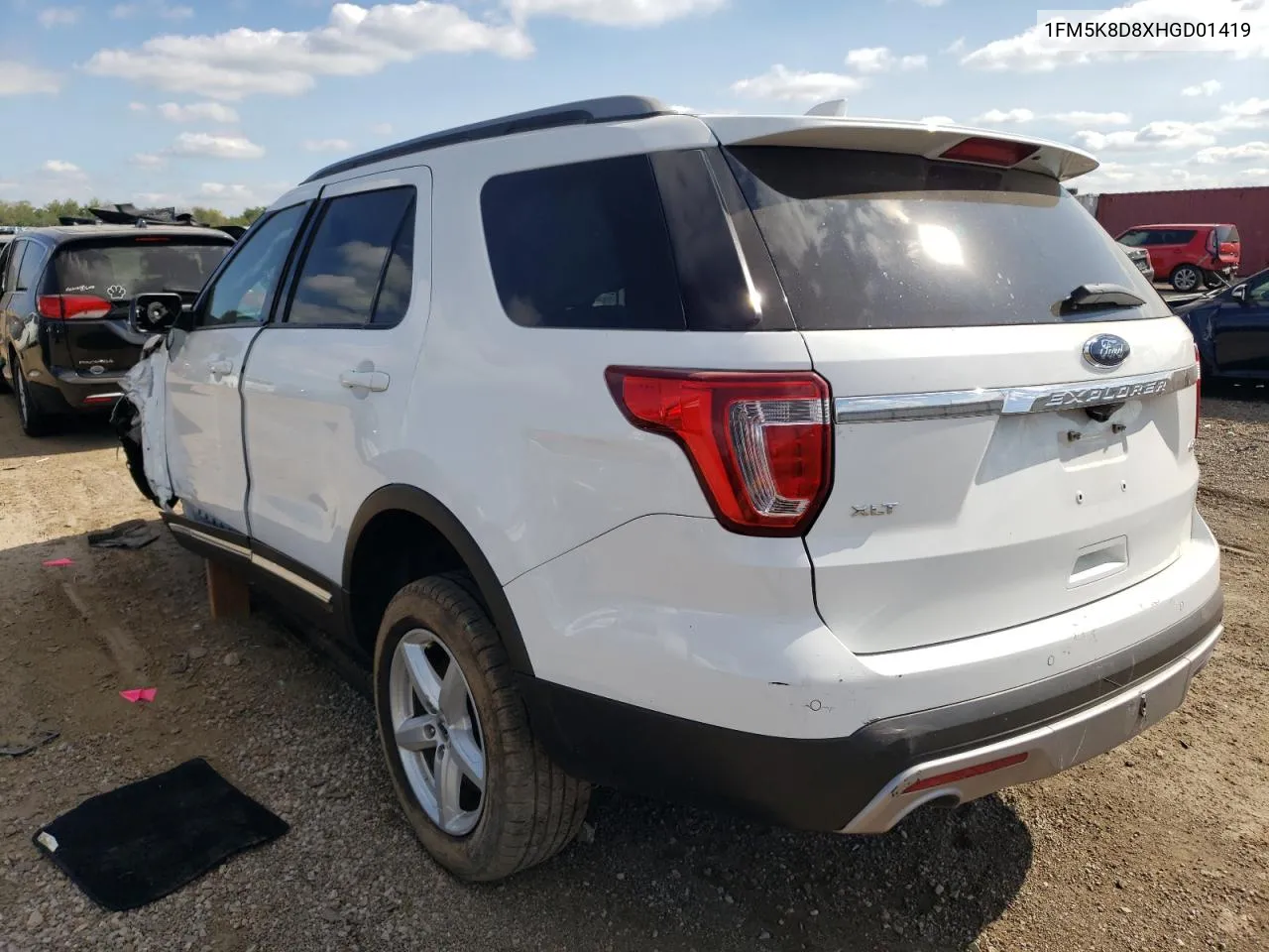 2017 Ford Explorer Xlt VIN: 1FM5K8D8XHGD01419 Lot: 73404754