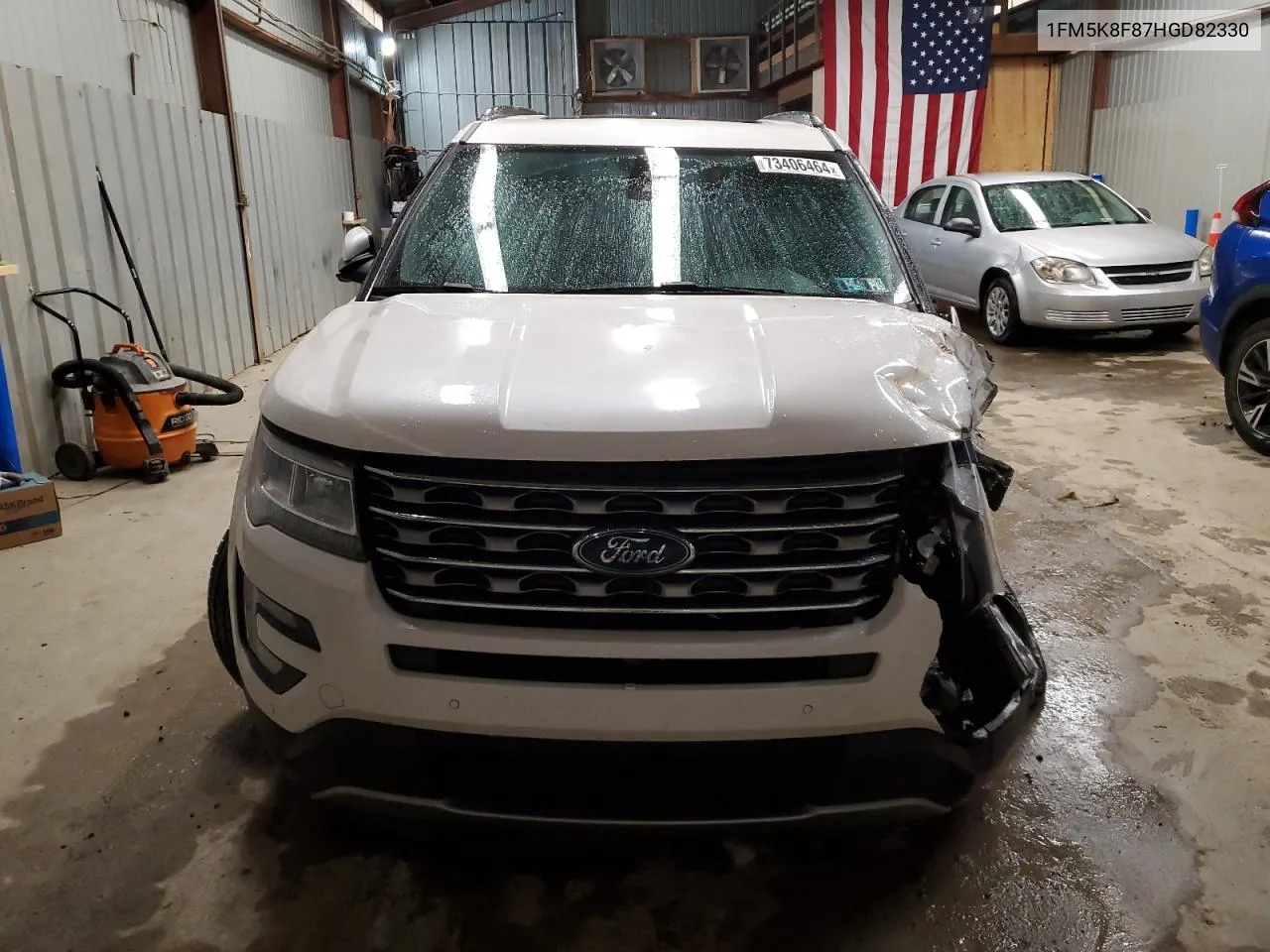 2017 Ford Explorer Limited VIN: 1FM5K8F87HGD82330 Lot: 73406464