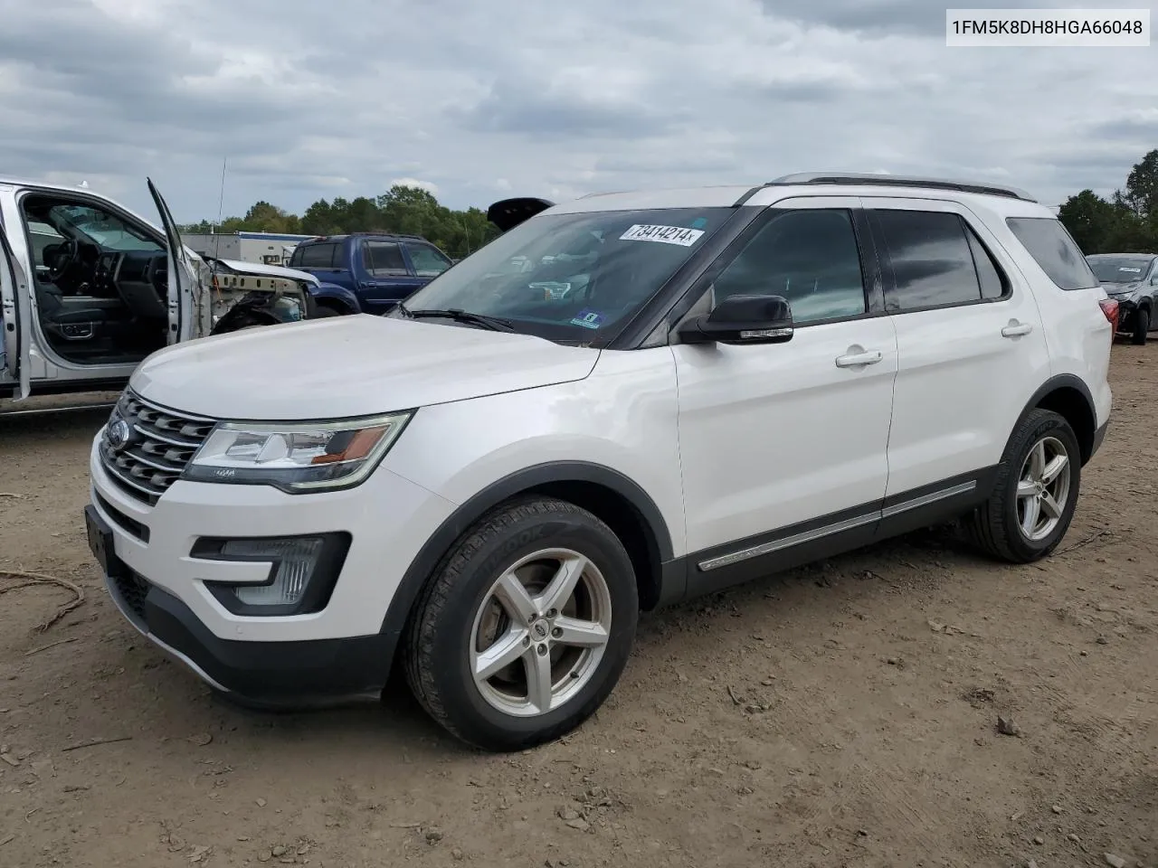 2017 Ford Explorer Xlt VIN: 1FM5K8DH8HGA66048 Lot: 73414214