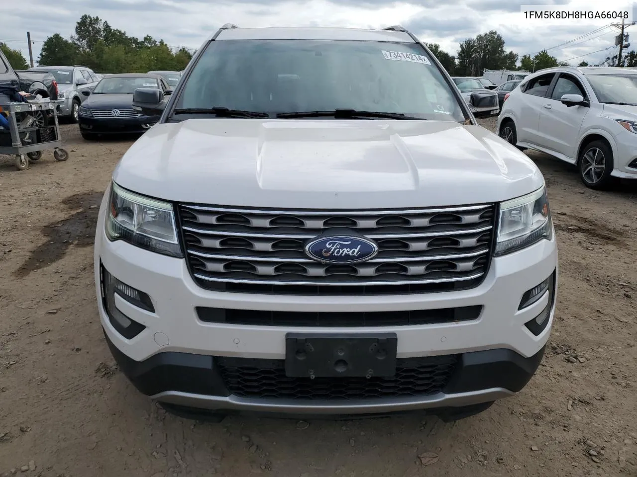 2017 Ford Explorer Xlt VIN: 1FM5K8DH8HGA66048 Lot: 73414214