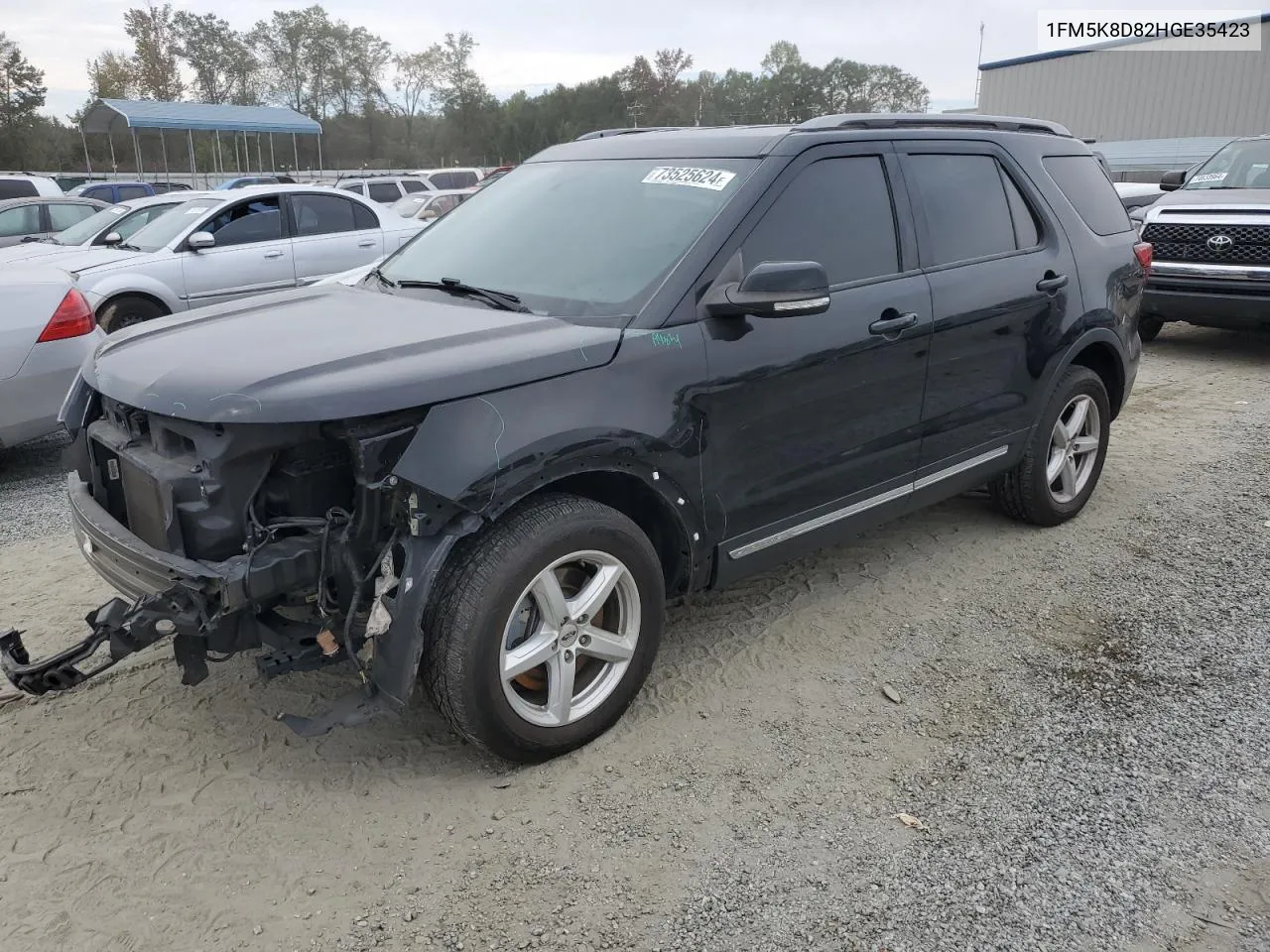 2017 Ford Explorer Xlt VIN: 1FM5K8D82HGE35423 Lot: 73525624