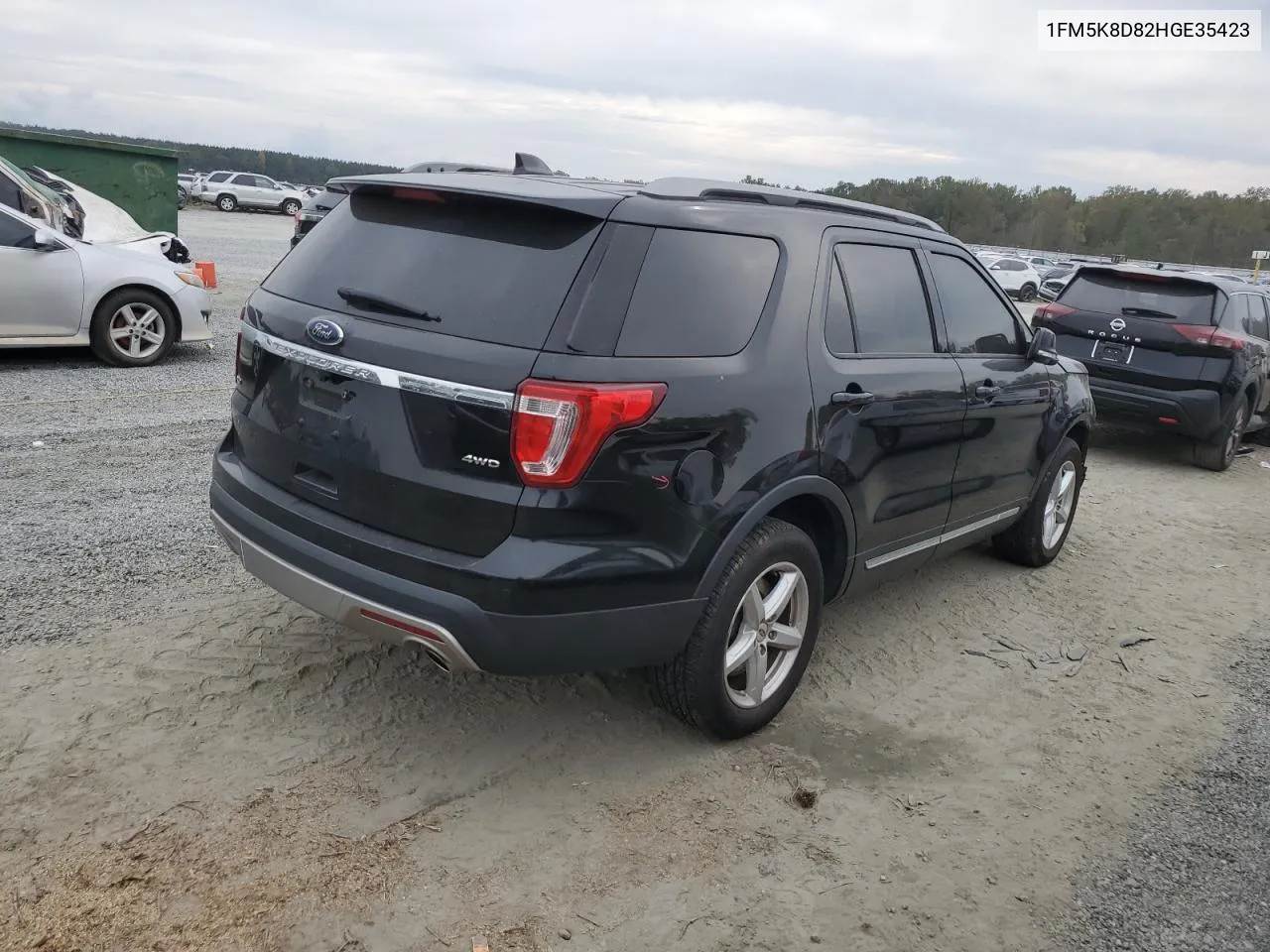 2017 Ford Explorer Xlt VIN: 1FM5K8D82HGE35423 Lot: 73525624