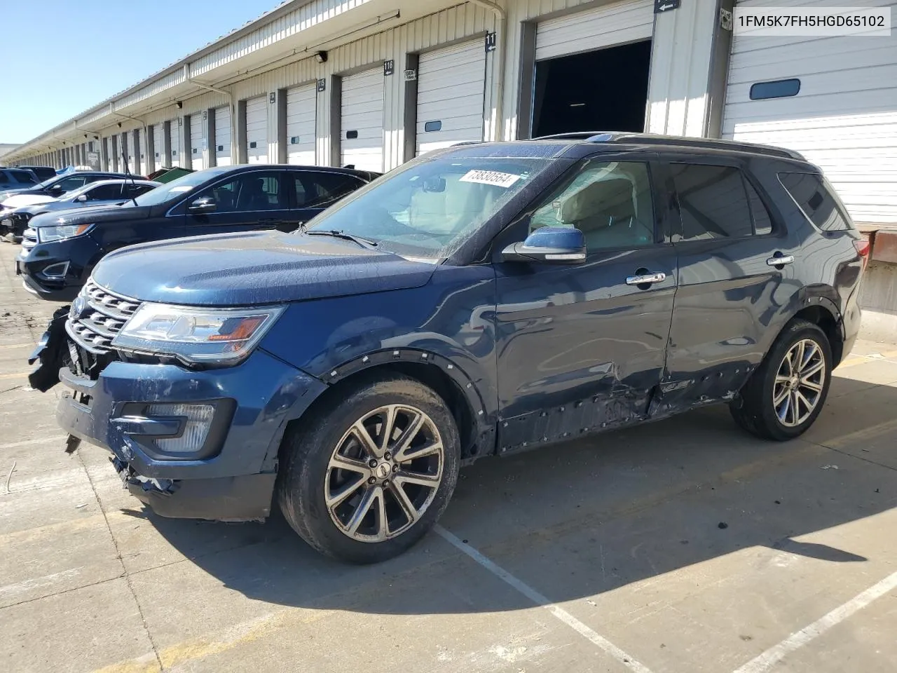 2017 Ford Explorer Limited VIN: 1FM5K7FH5HGD65102 Lot: 73830564