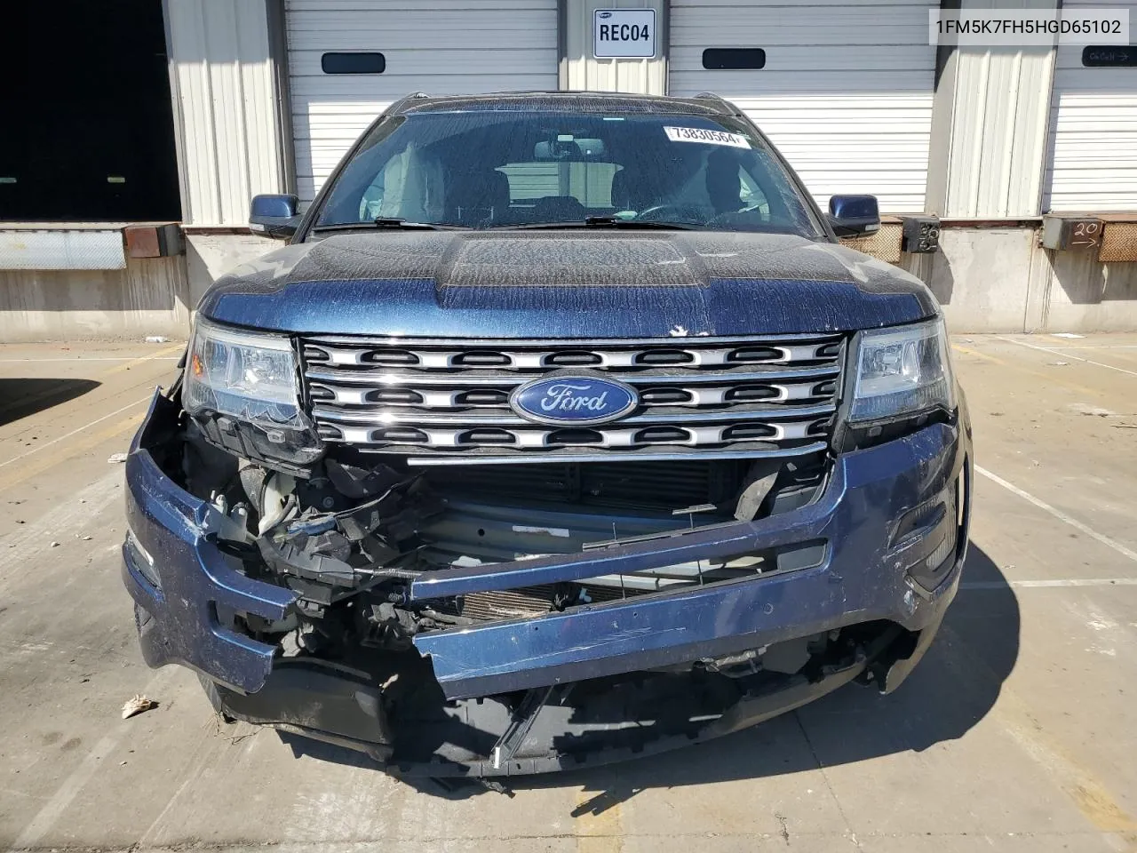 2017 Ford Explorer Limited VIN: 1FM5K7FH5HGD65102 Lot: 73830564