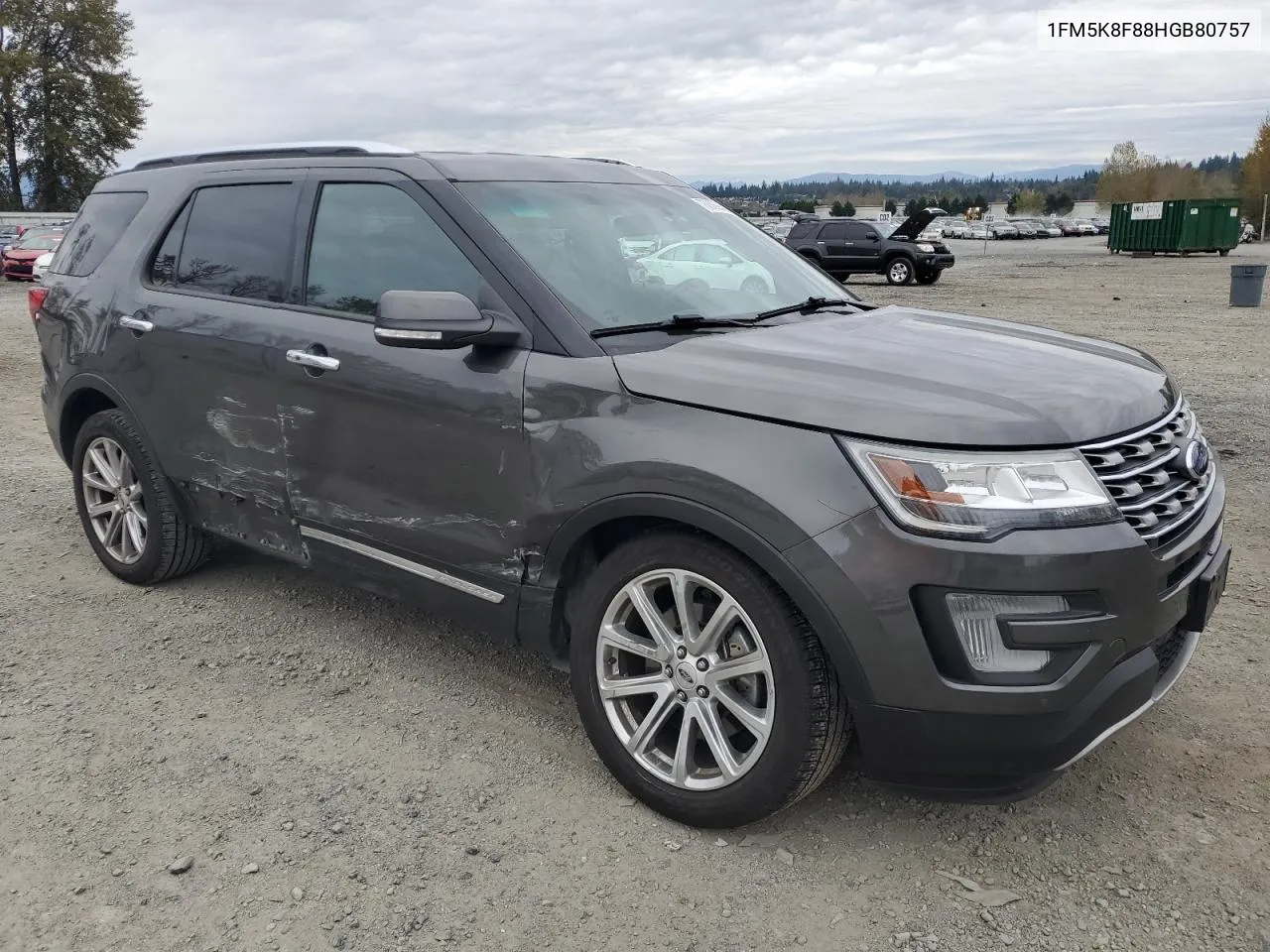 2017 Ford Explorer Limited VIN: 1FM5K8F88HGB80757 Lot: 73836944