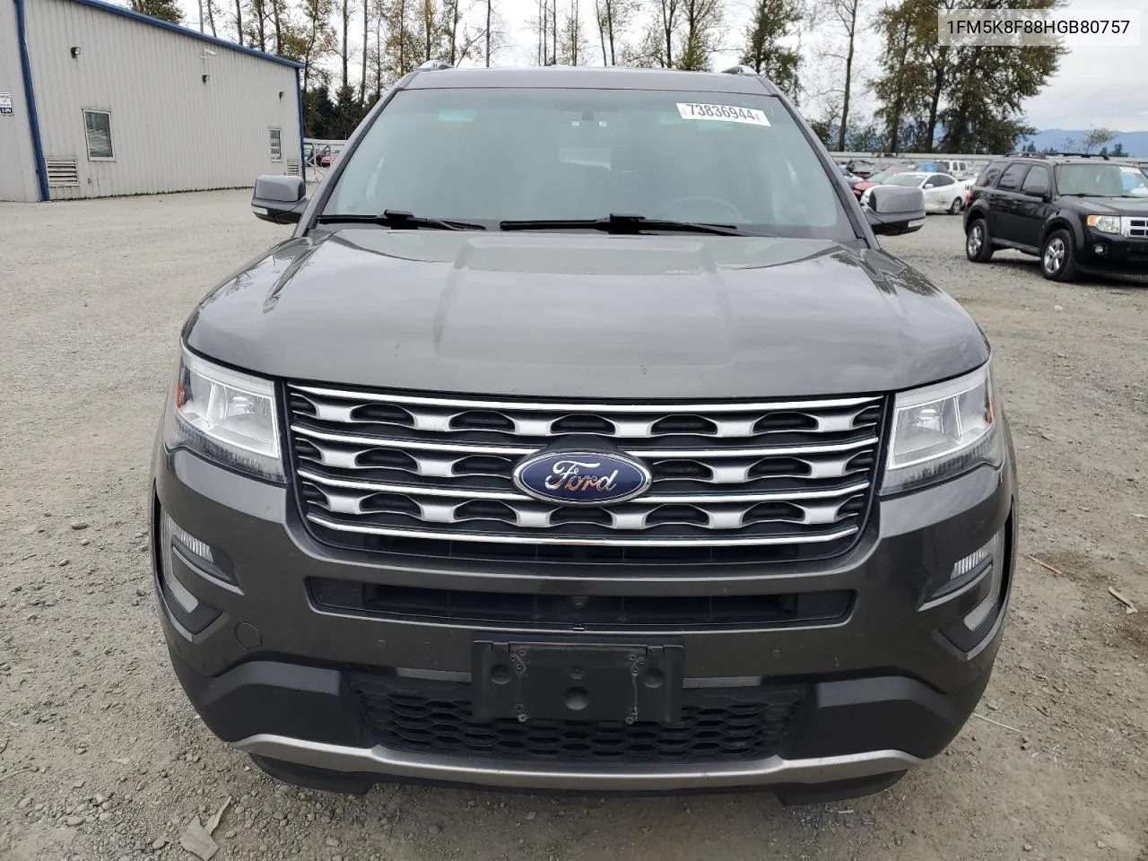 2017 Ford Explorer Limited VIN: 1FM5K8F88HGB80757 Lot: 73836944